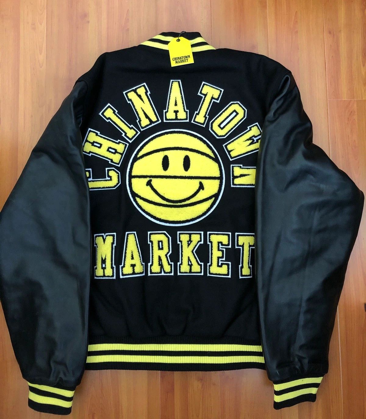 Chinatown Market OG Smile Varsity Letterman Jacket