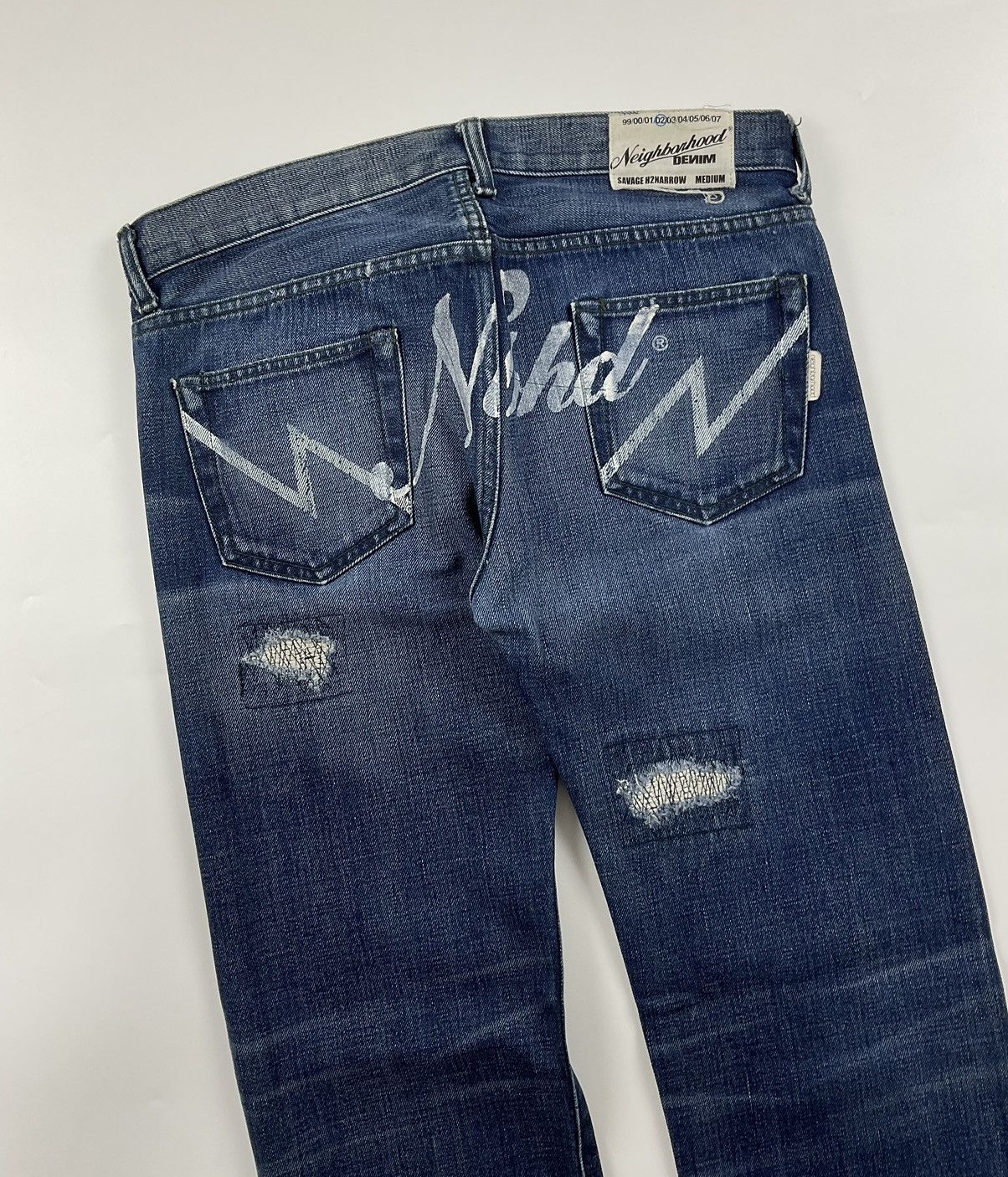 Neighborhood Neighborhood 2002 Paint Denim Size US 32 / EU 48 - 4 Thumbnail
