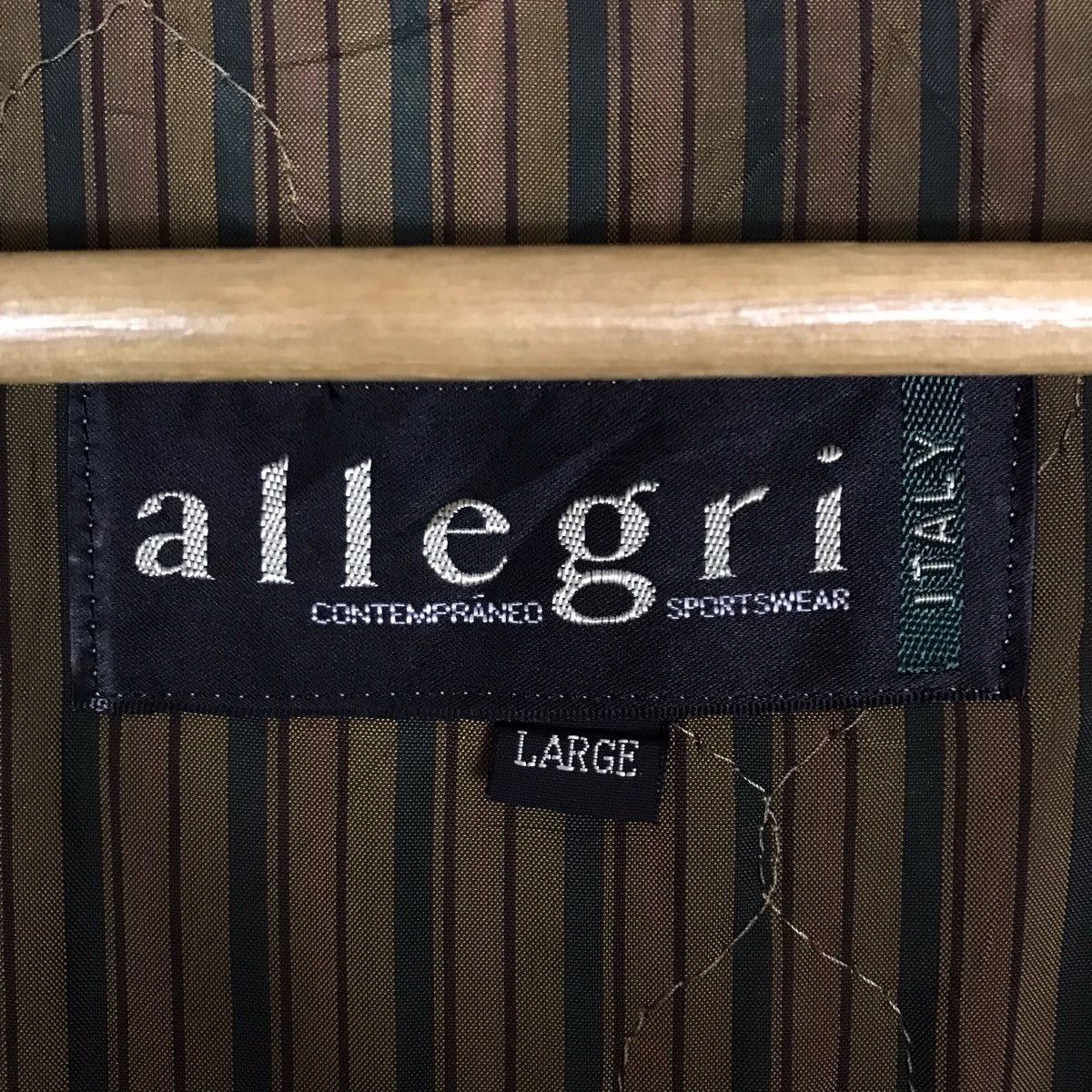 Vintage Allegri Italy Wool Bomber Jacket