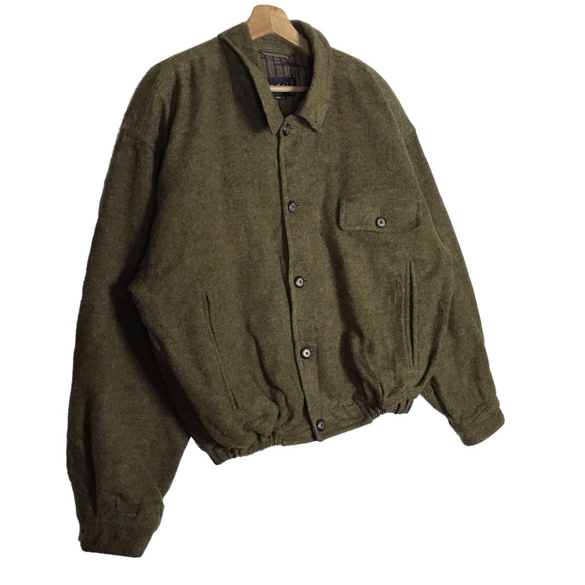 Vintage Allegri Italy Wool Bomber Jacket