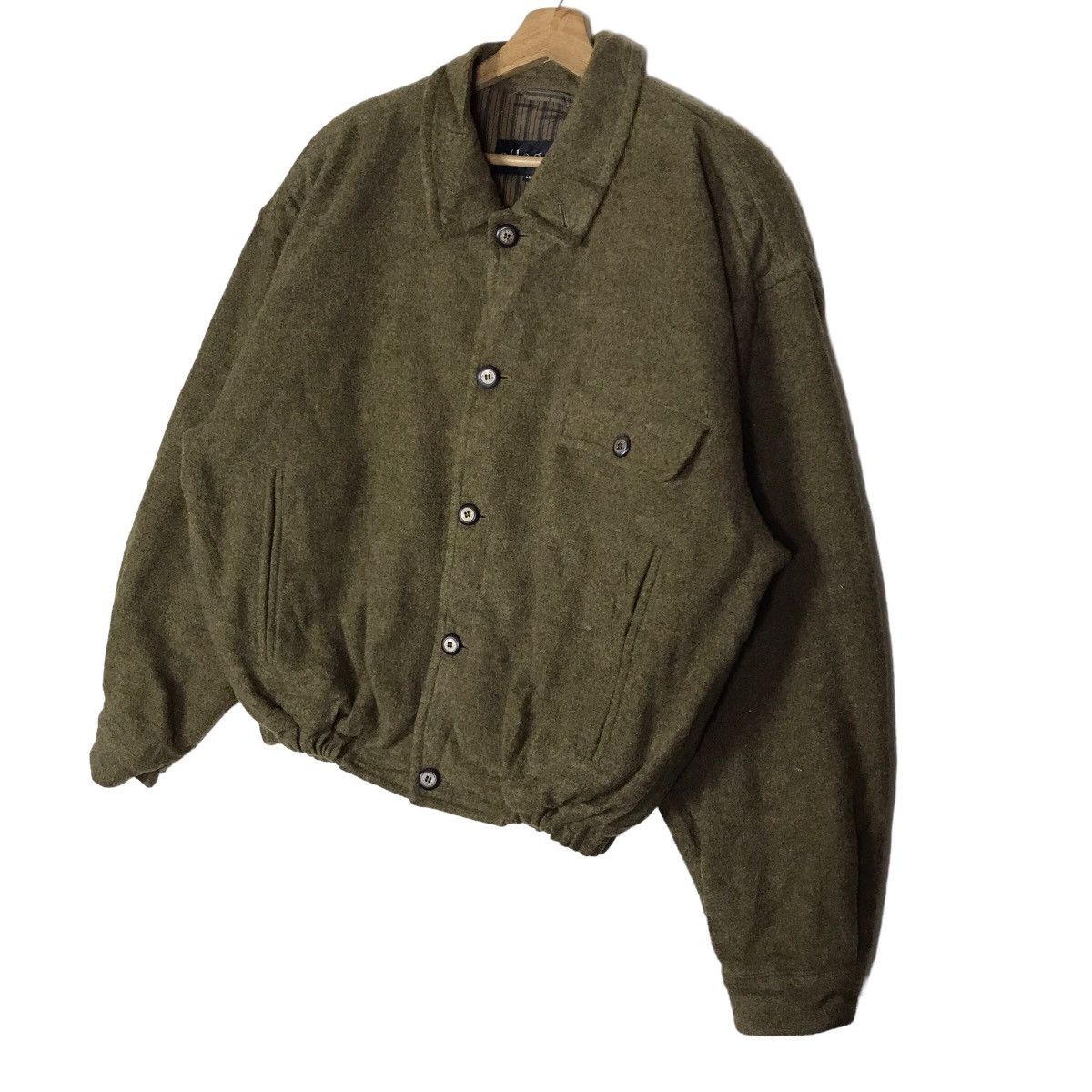 Vintage Allegri Italy Wool Bomber Jacket