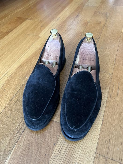 Baudoin & Lange Black Sagan Stride - Loafer/Belgian- Size 41 EU