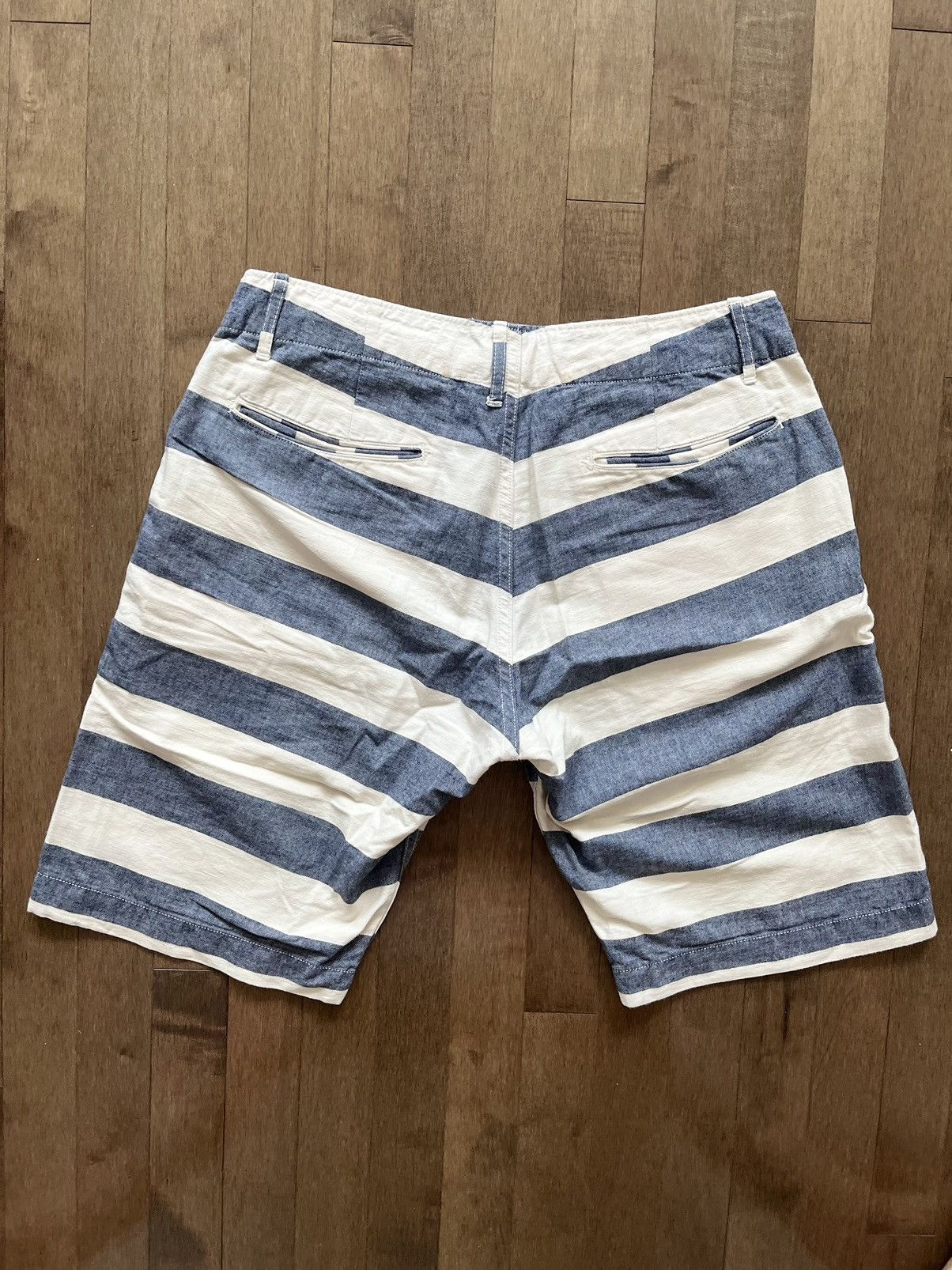 Stevenson Overall Co. Stevenson Overall Co. striped men shorts Size US 30 / EU 46 - 3 Thumbnail