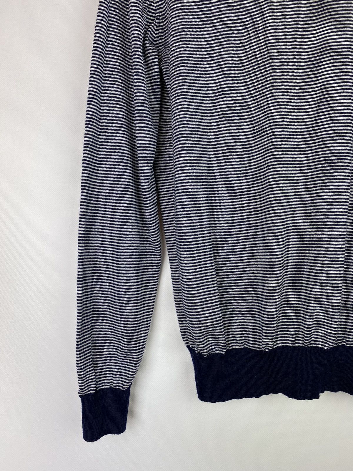 Fred Perry FP Fred Perry men’s merino wool striped cardigan sweater Size US M / EU 48-50 / 2 - 14 Thumbnail