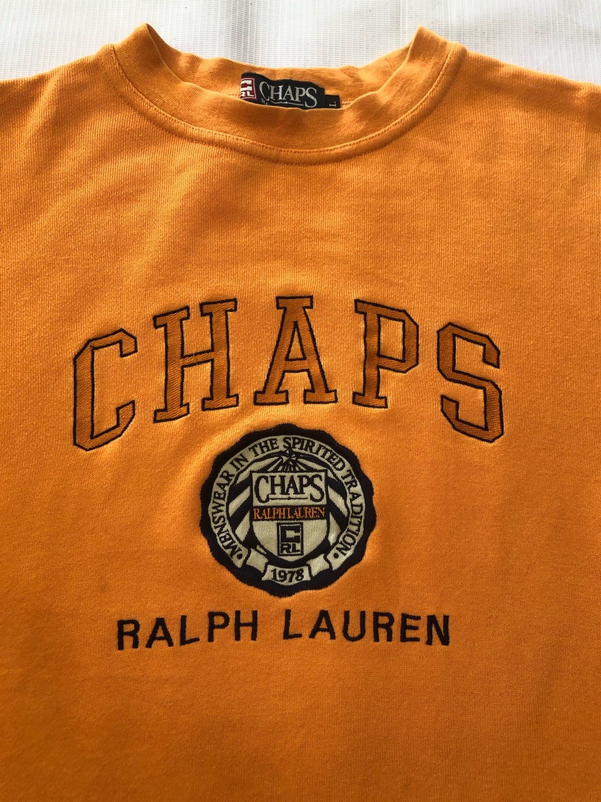Chaps Ralph Lauren 💥DROP SALE❌ Ralph Lauren BIG LOGO Sweatshirt sz M Size US M / EU 48-50 / 2 - 2 Thumbnail