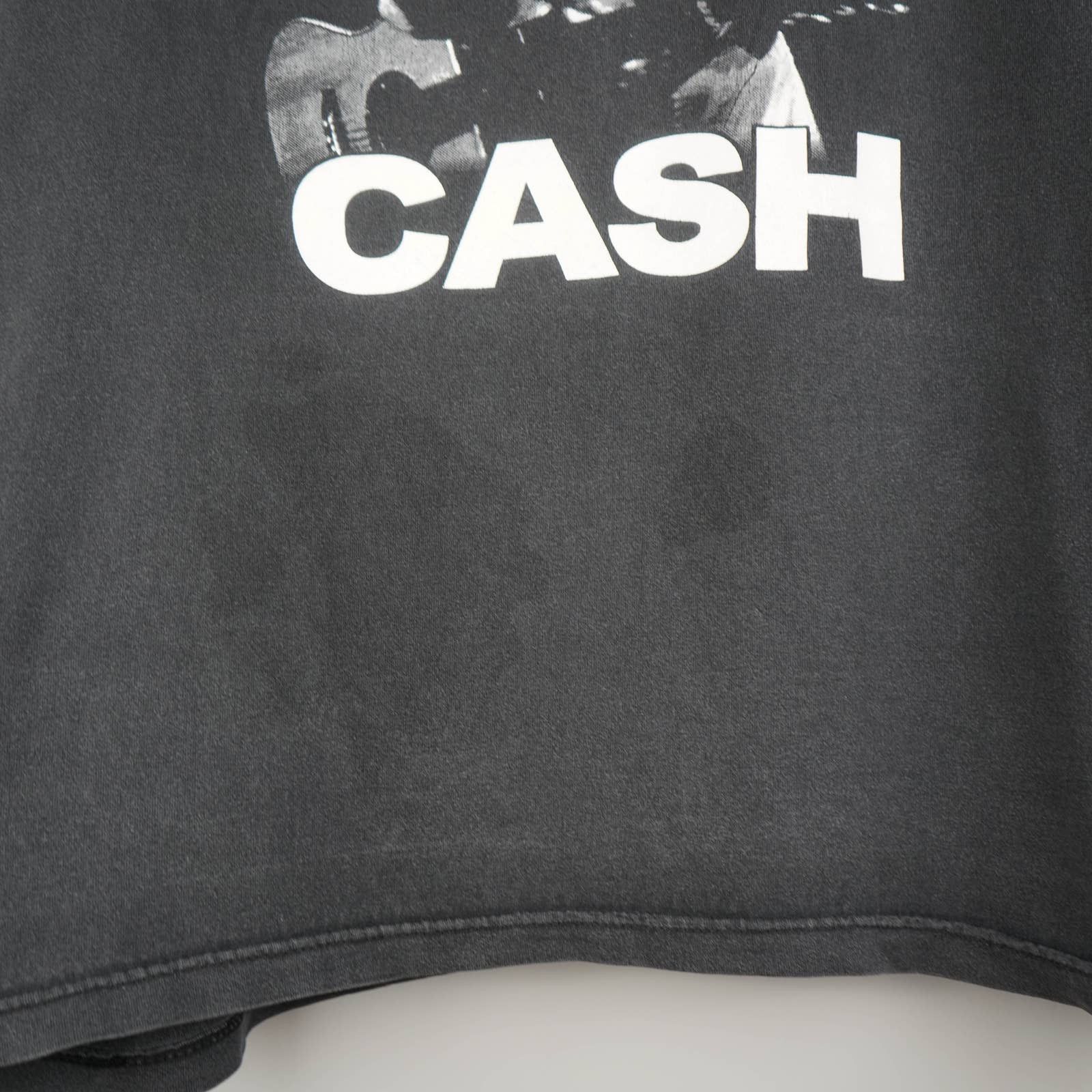 Band Tees × Vintage Vintage 1990s Johnny Cash t-shirt Size US L / EU 52-54 / 3 - 4 Thumbnail