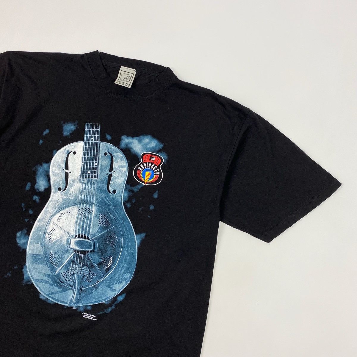 Mtv × Vintage 1995 Vintage MTV Unplugged T-Shirt Size US XL / EU 56 / 4 - 2 Thumbnail