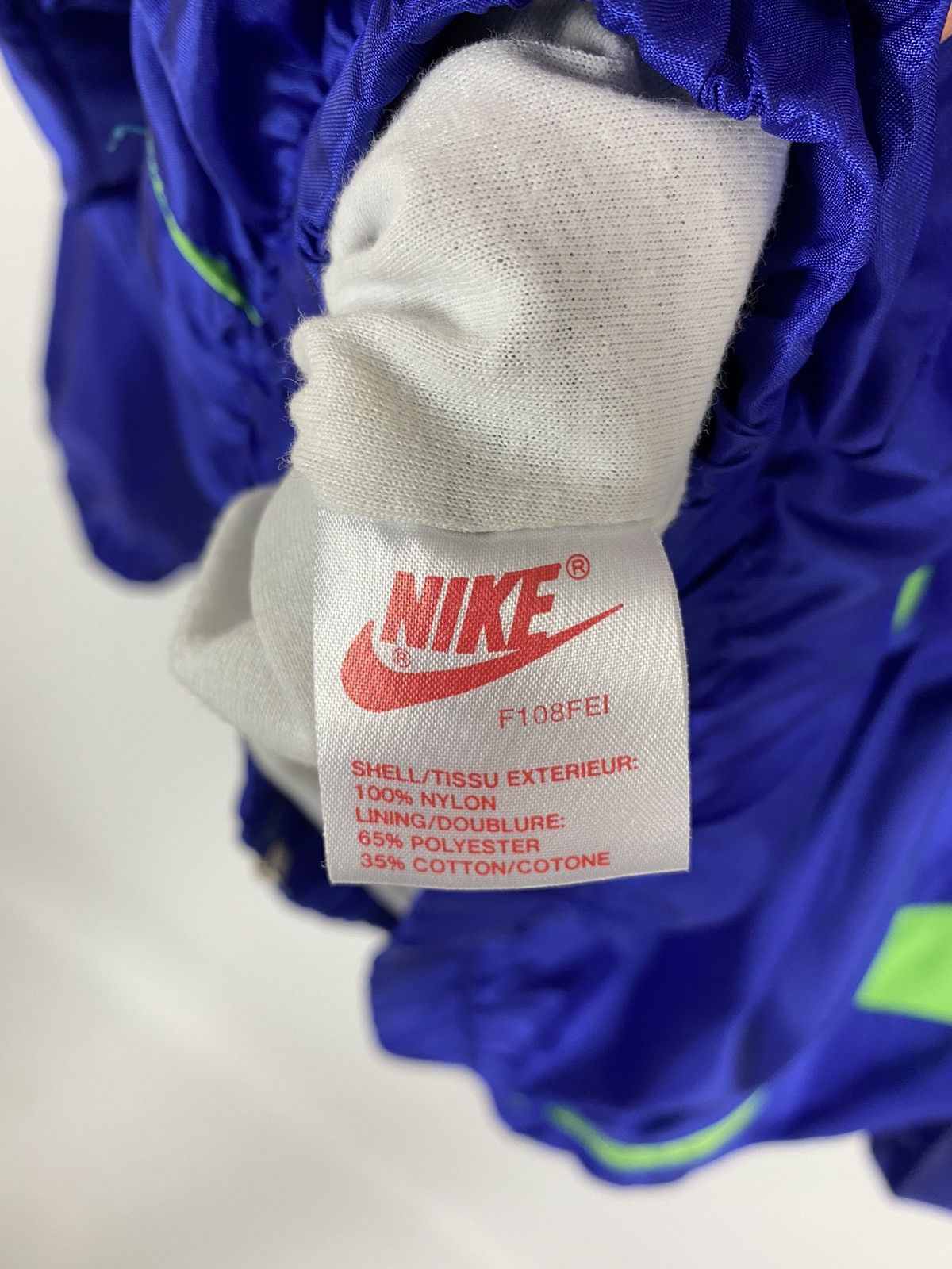 Vintage 1990’s Vintage Nike Nylon Track Top Jacket Size US L / EU 52-54 / 3 - 10 Thumbnail