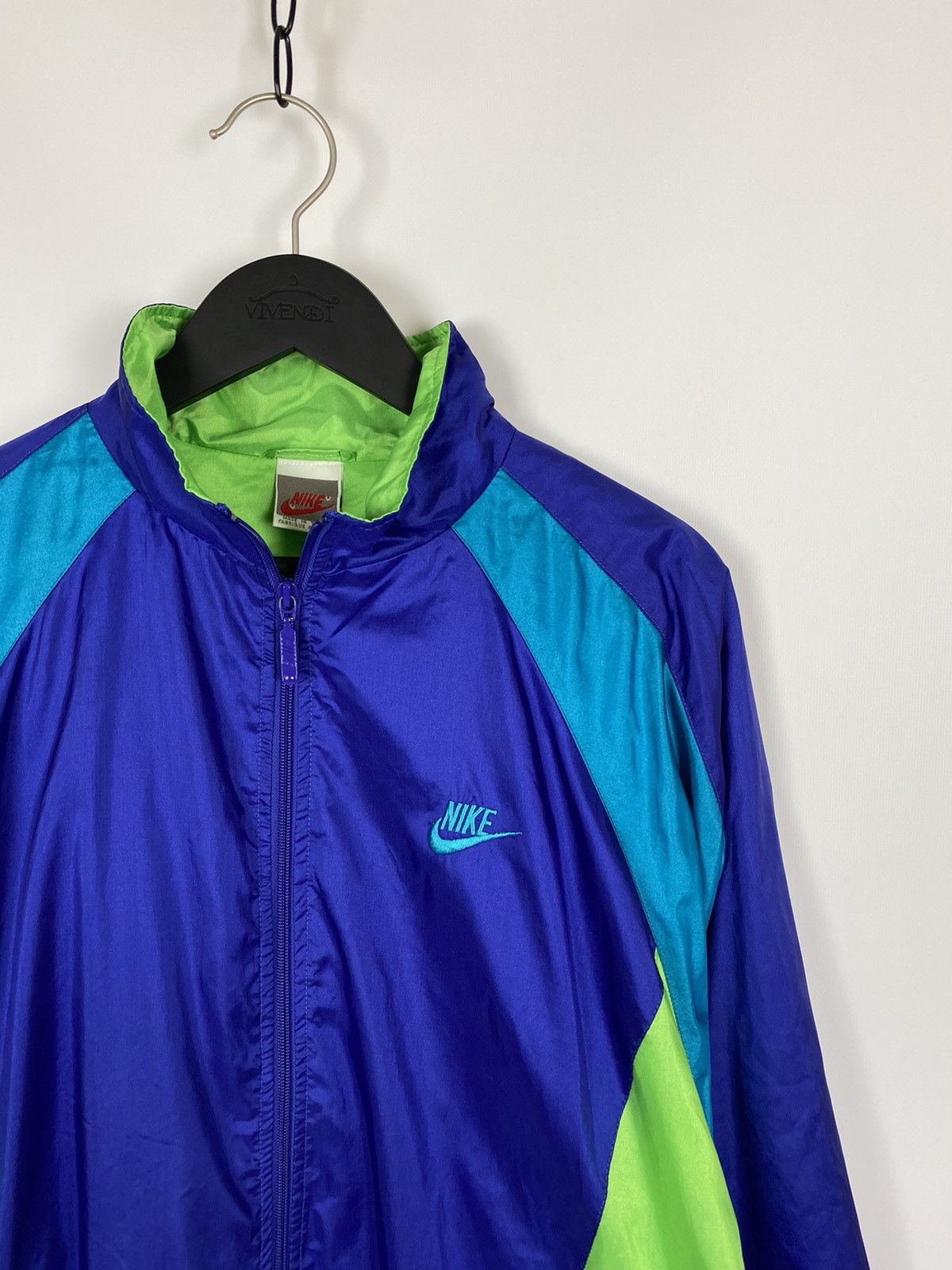 Vintage 1990’s Vintage Nike Nylon Track Top Jacket Size US L / EU 52-54 / 3 - 2 Thumbnail