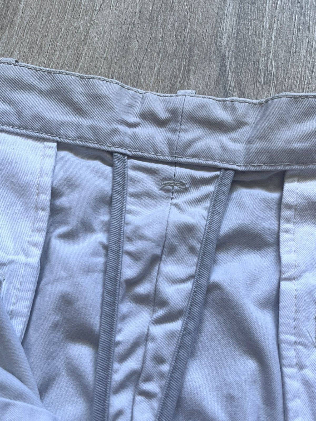 Evisu × Japanese Brand Vintage Rare Evisu White Bermuda Shorts Crème luxury Size US 34 / EU 50 - 9 Thumbnail