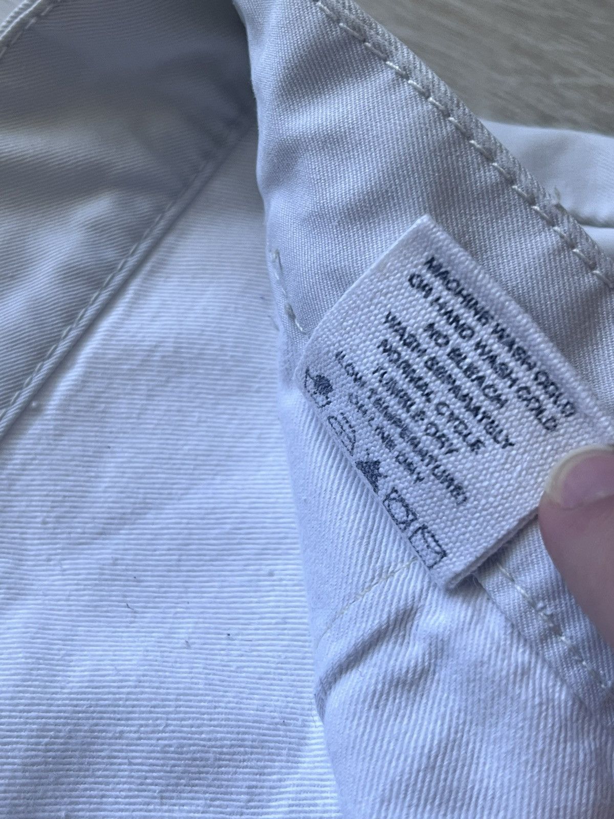 Evisu × Japanese Brand Vintage Rare Evisu White Bermuda Shorts Crème luxury Size US 34 / EU 50 - 8 Thumbnail