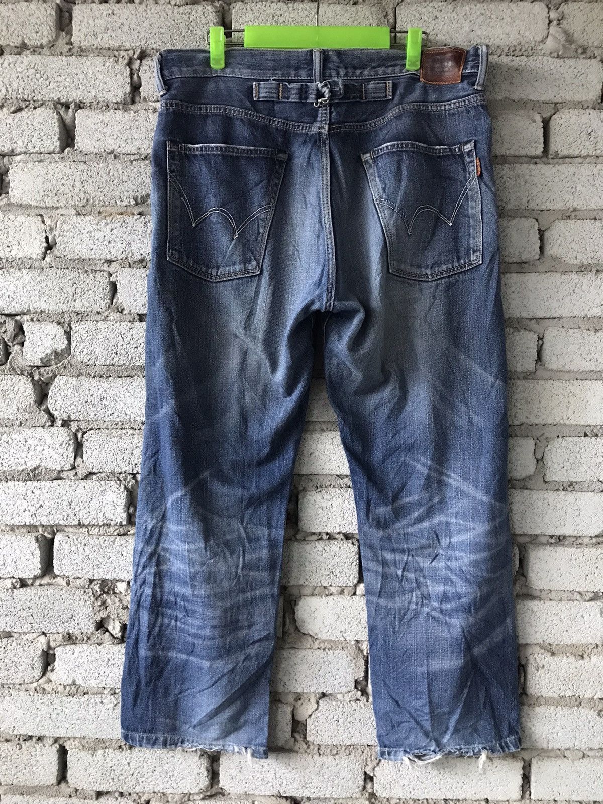 Edwin Vintage Edwin 505Z Selvedge Buckle Back Denim Size 37”x39” Size US 37 - 2 Thumbnail