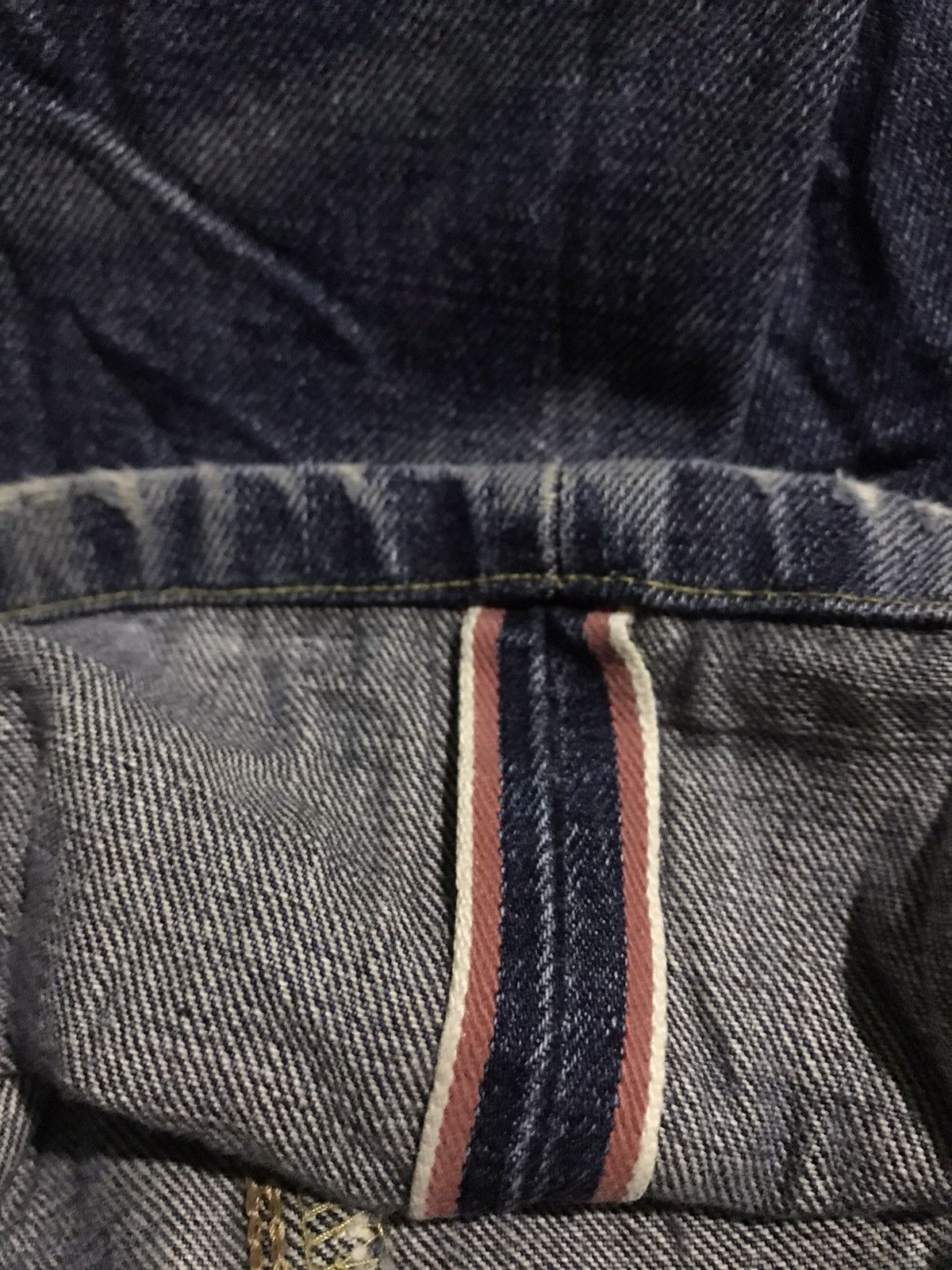 Edwin Vintage Edwin 505Z Selvedge Buckle Back Denim Size 37”x39” Size US 37 - 3 Thumbnail