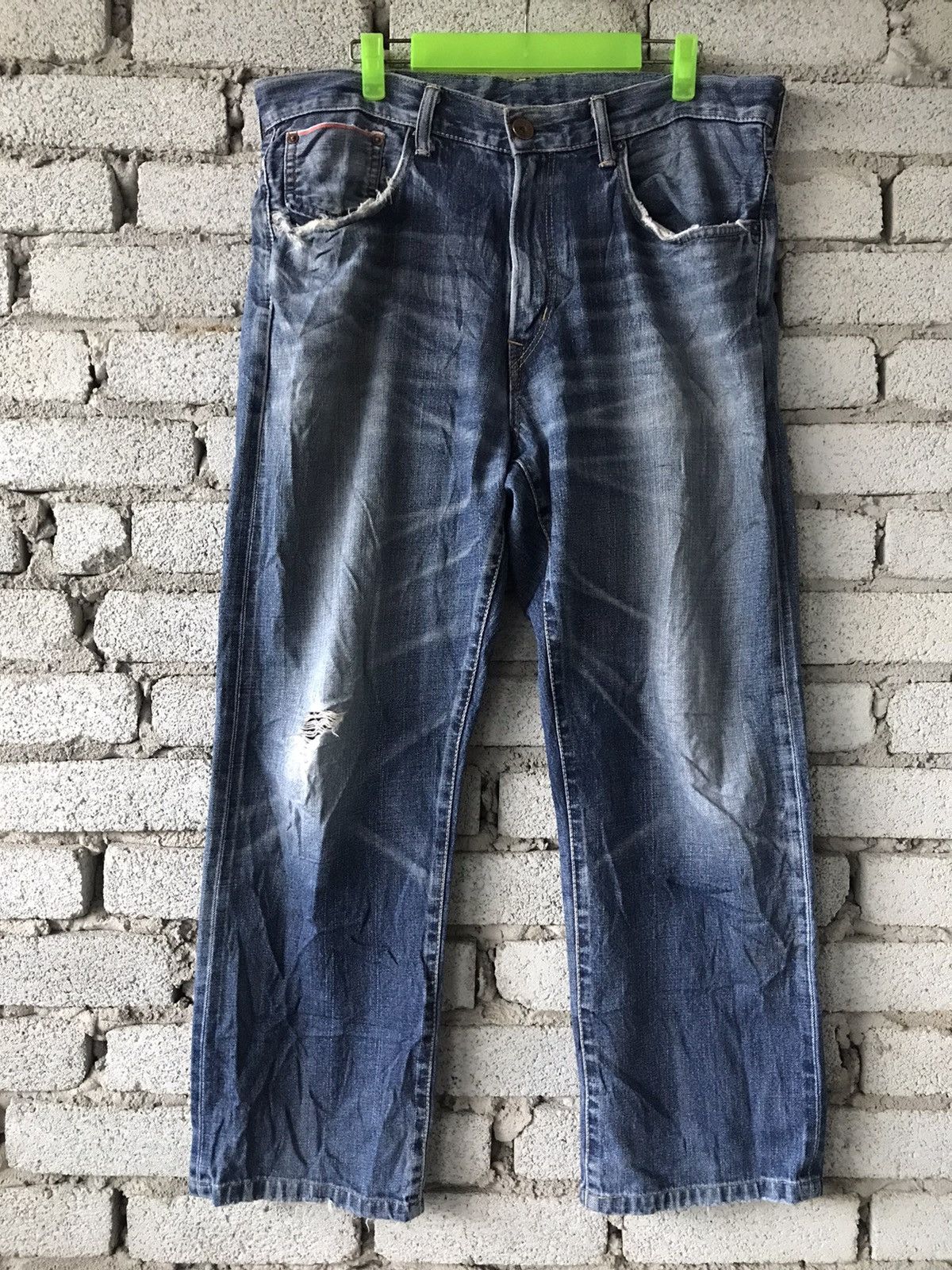 Edwin Vintage Edwin 505Z Selvedge Buckle Back Denim Size 37”x39” Size US 37 - 1 Thumbnail