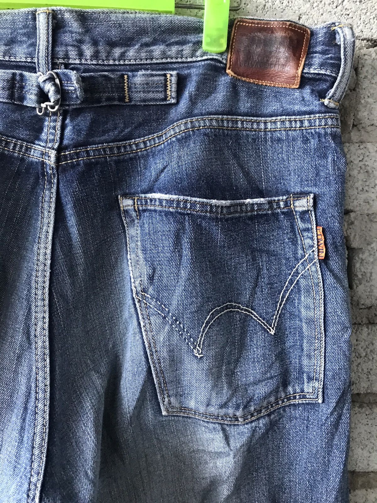Edwin Vintage Edwin 505Z Selvedge Buckle Back Denim Size 37”x39” Size US 37 - 12 Thumbnail