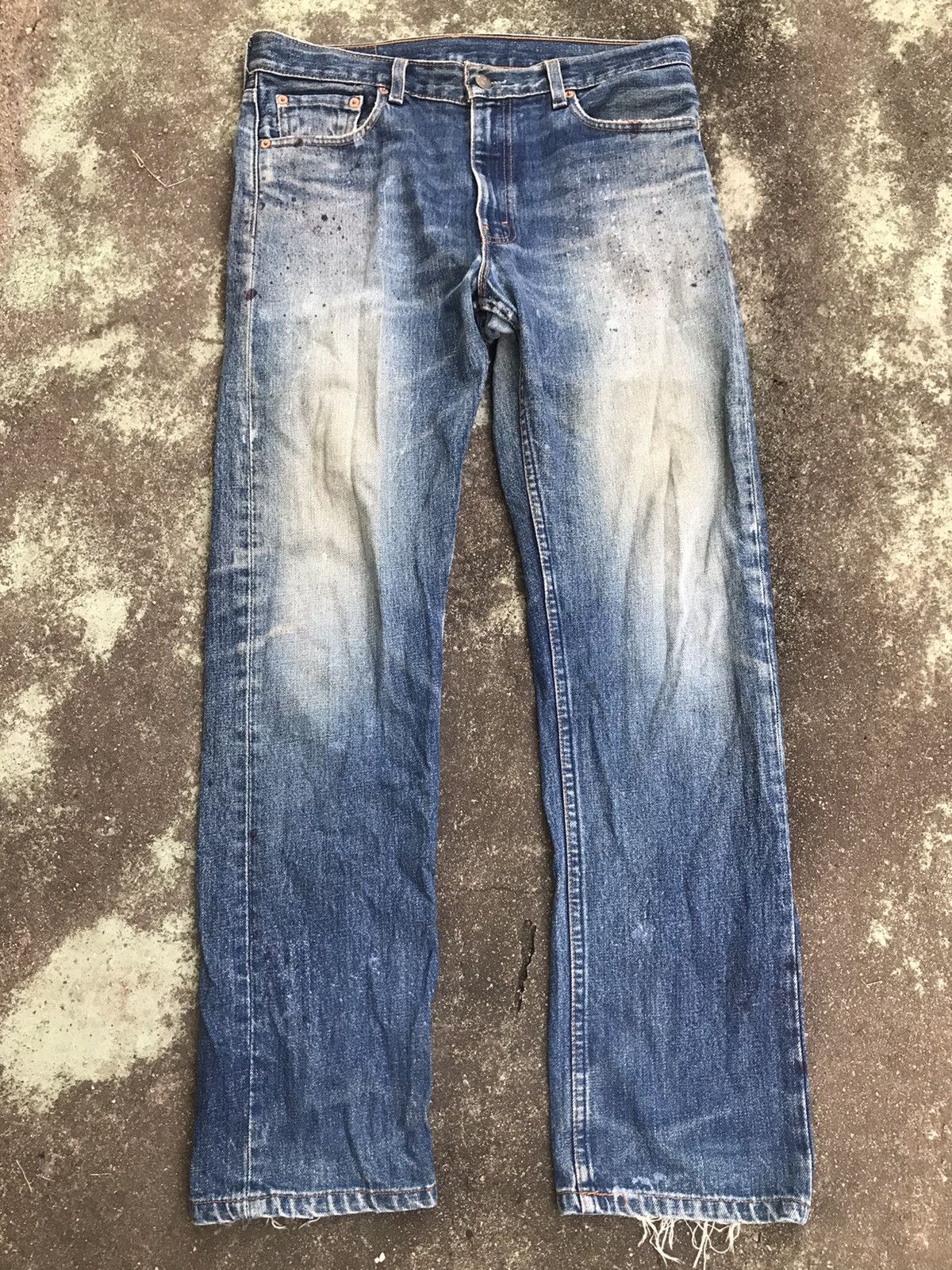 Levi's × Levi's Vintage Clothing × Vintage Rare Vintage Levis 505 Distressed Size US 34 / EU 50 - 1 Thumbnail