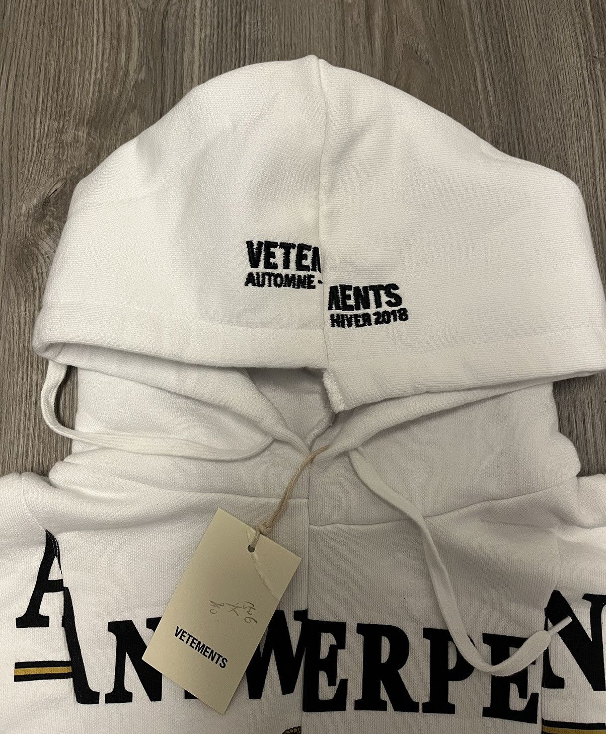 Vetements 2018 Vetements Reconstructed Antwerpen Hoodie Size US XS / EU 42 / 0 - 3 Thumbnail