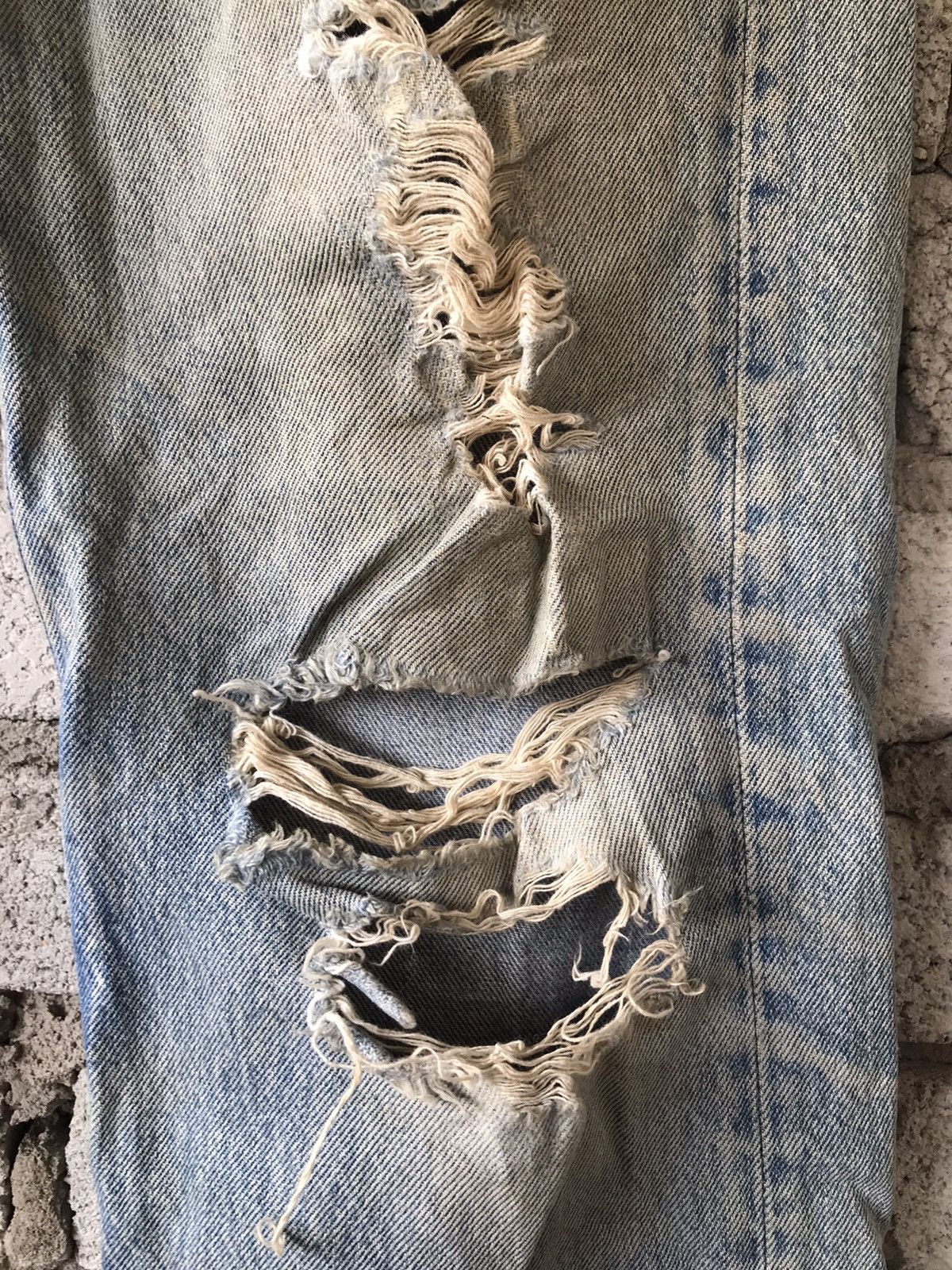 Levi's Vintage 1995 Levis 501XX Distressed Size US 34 / EU 50 - 3 Thumbnail