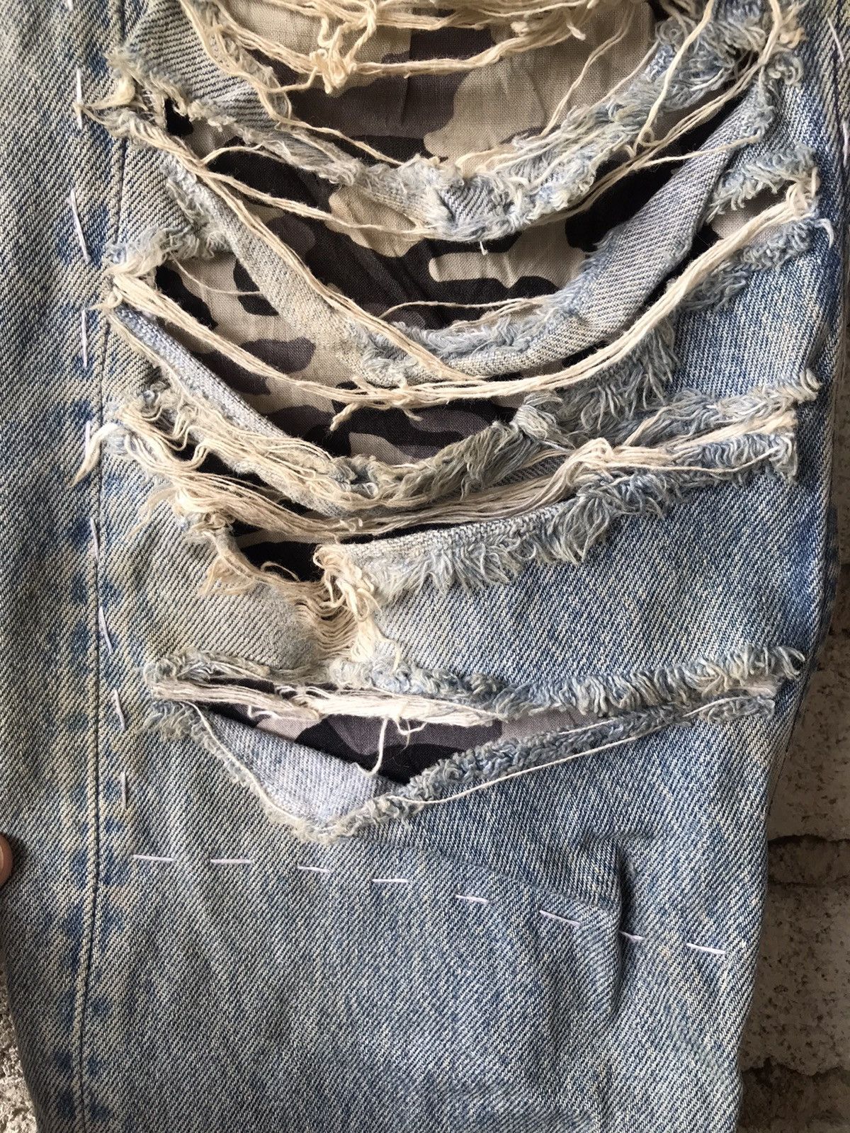 Levi's Vintage 1995 Levis 501XX Distressed Size US 34 / EU 50 - 7 Thumbnail