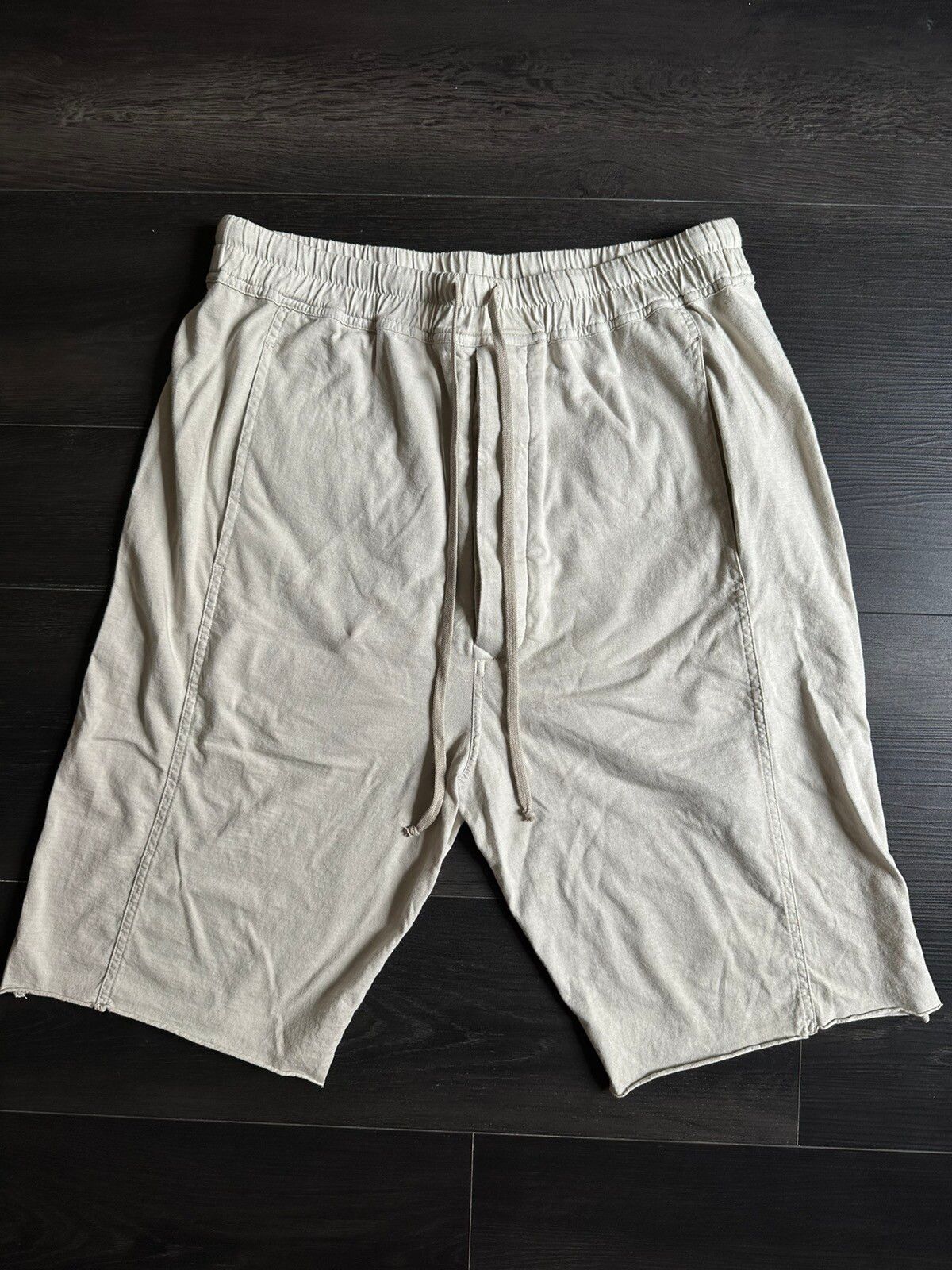 Pre-owned Rick Owens X Rick Owens Drkshdw Oyster Shorts