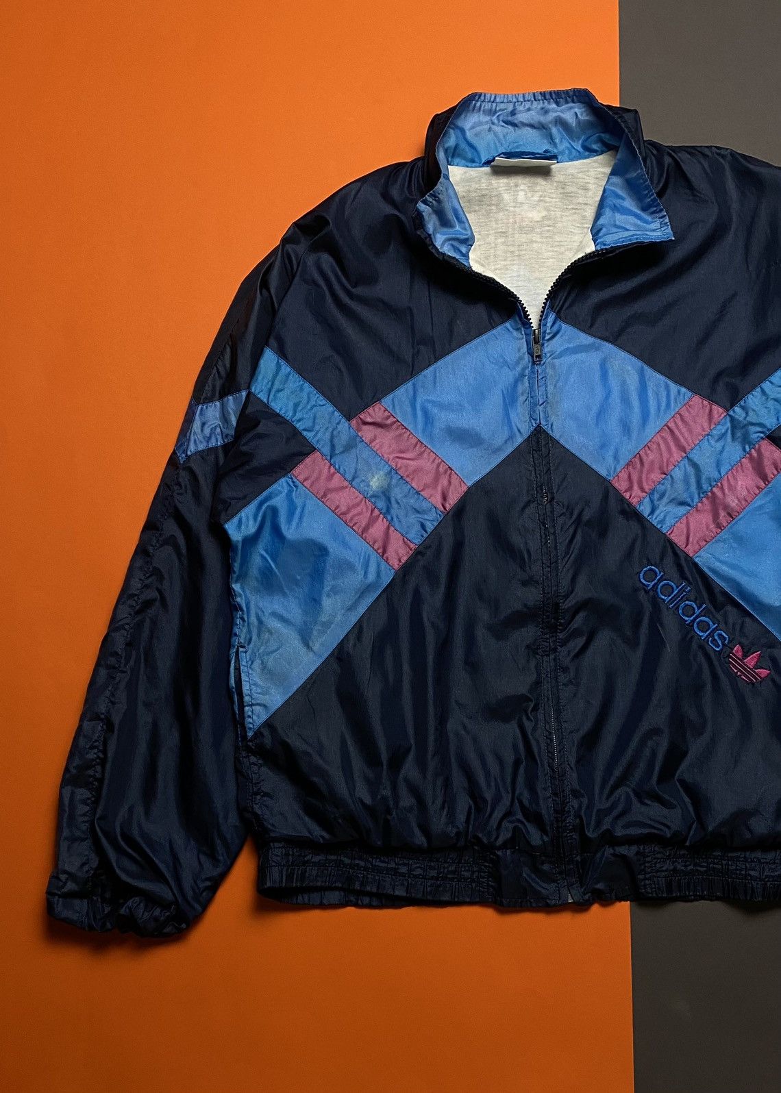Adidas × Vintage Vintage Adidas 90s light jacket Size US L / EU 52-54 / 3 - 4 Thumbnail