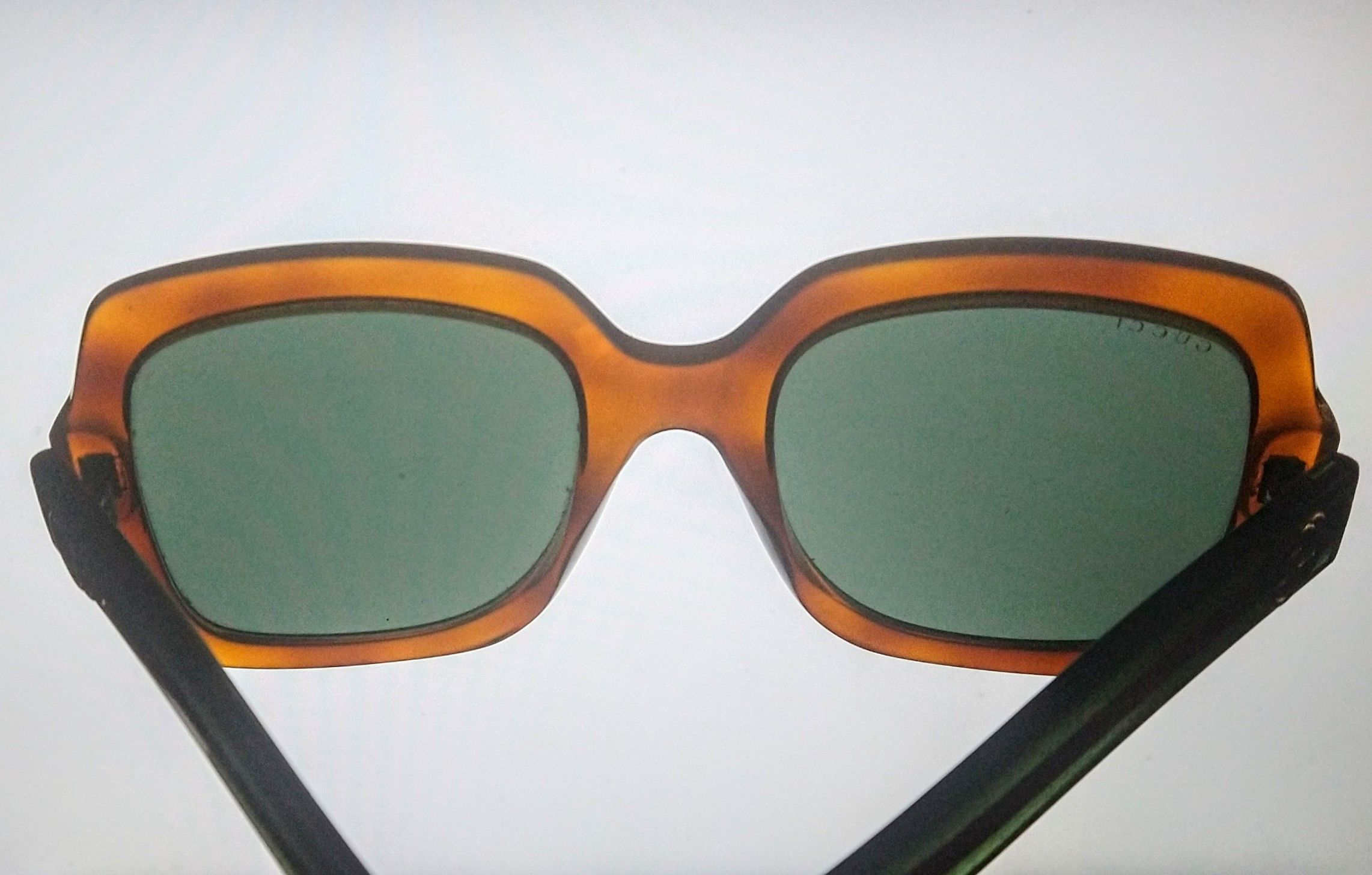 Gucci Gucci Sunglasses GG0036 Brown Tortoise Green Italy Size ONE SIZE - 11 Thumbnail