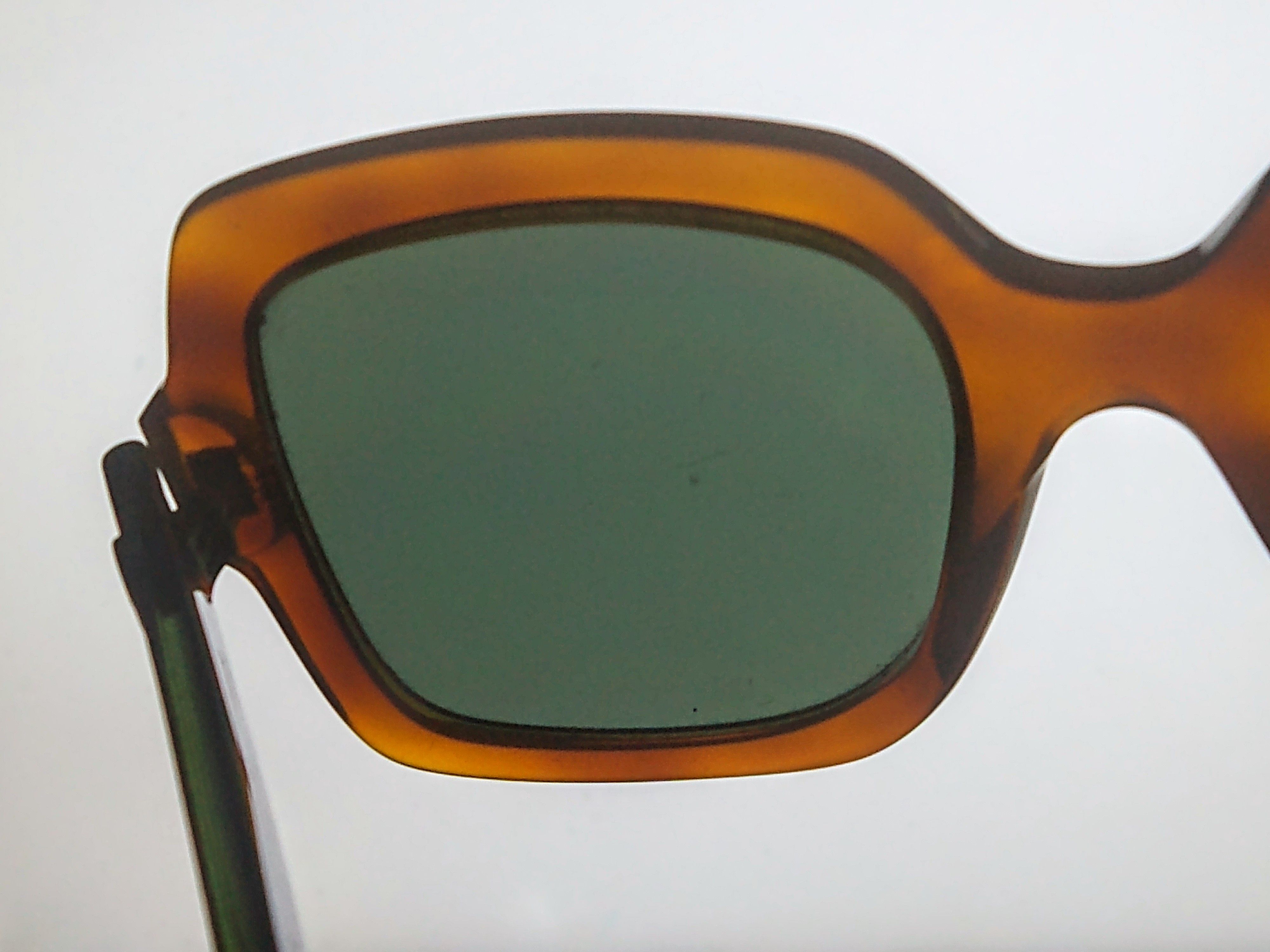 Gucci Gucci Sunglasses GG0036 Brown Tortoise Green Italy Size ONE SIZE - 12 Thumbnail
