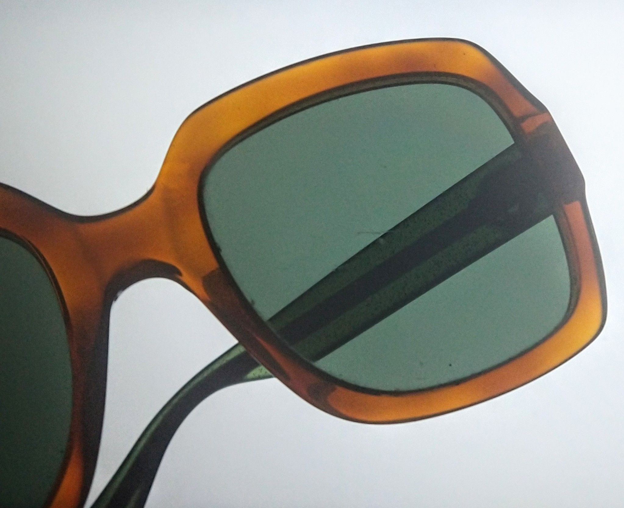 Gucci Gucci Sunglasses GG0036 Brown Tortoise Green Italy Size ONE SIZE - 16 Thumbnail