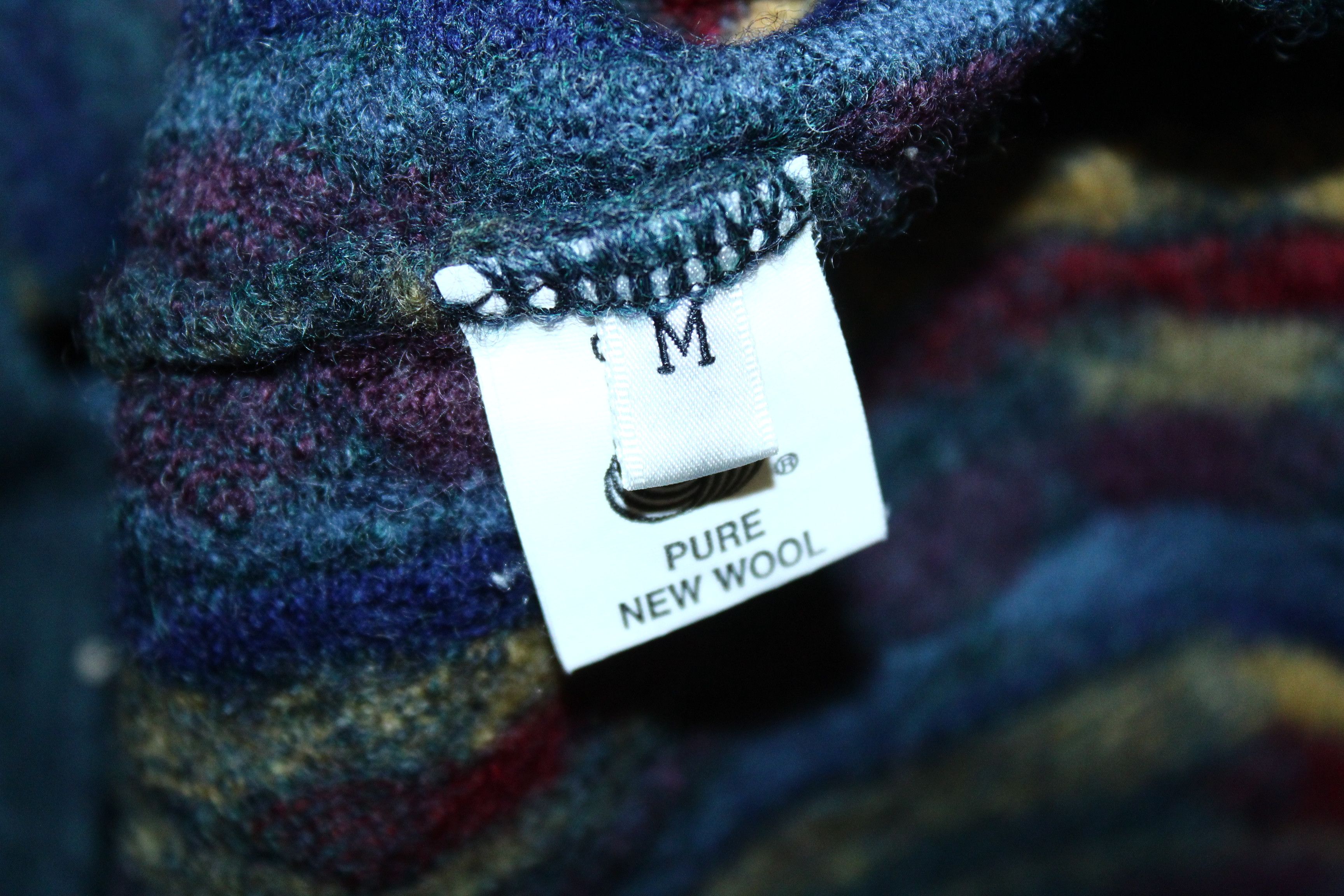 Coogi AKLANDA Australia Coloured Chunky Knit Collared Sweater Size S / US 4 / IT 40 - 7 Thumbnail