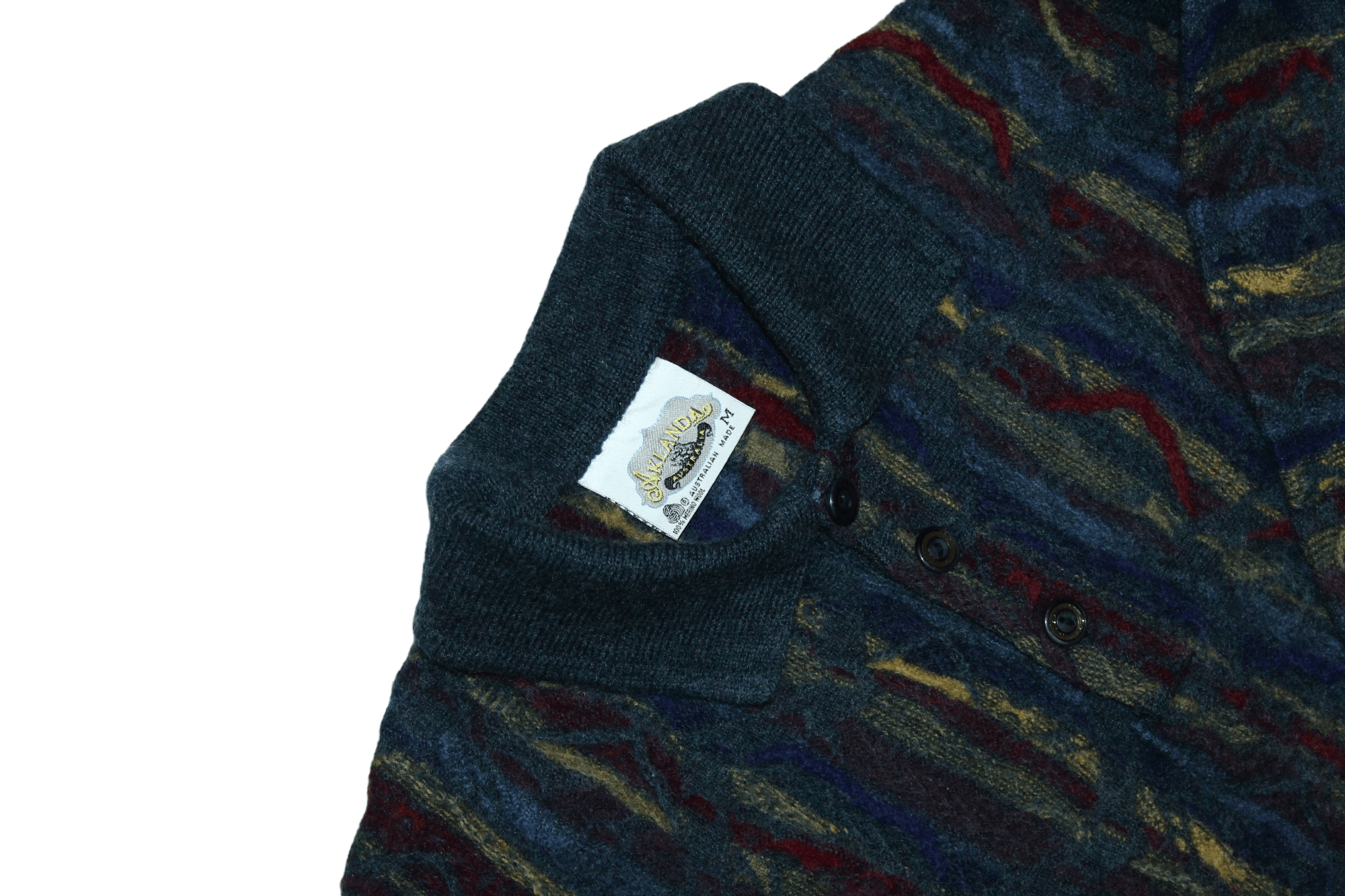 Coogi AKLANDA Australia Coloured Chunky Knit Collared Sweater Size S / US 4 / IT 40 - 5 Thumbnail