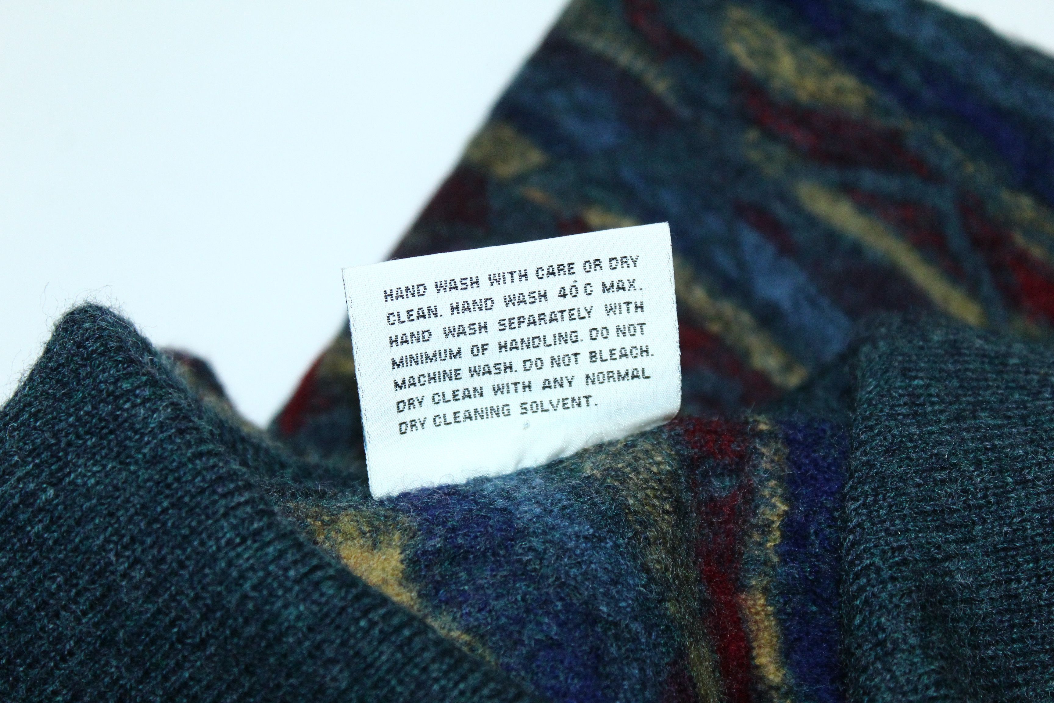 Coogi AKLANDA Australia Coloured Chunky Knit Collared Sweater Size S / US 4 / IT 40 - 6 Thumbnail