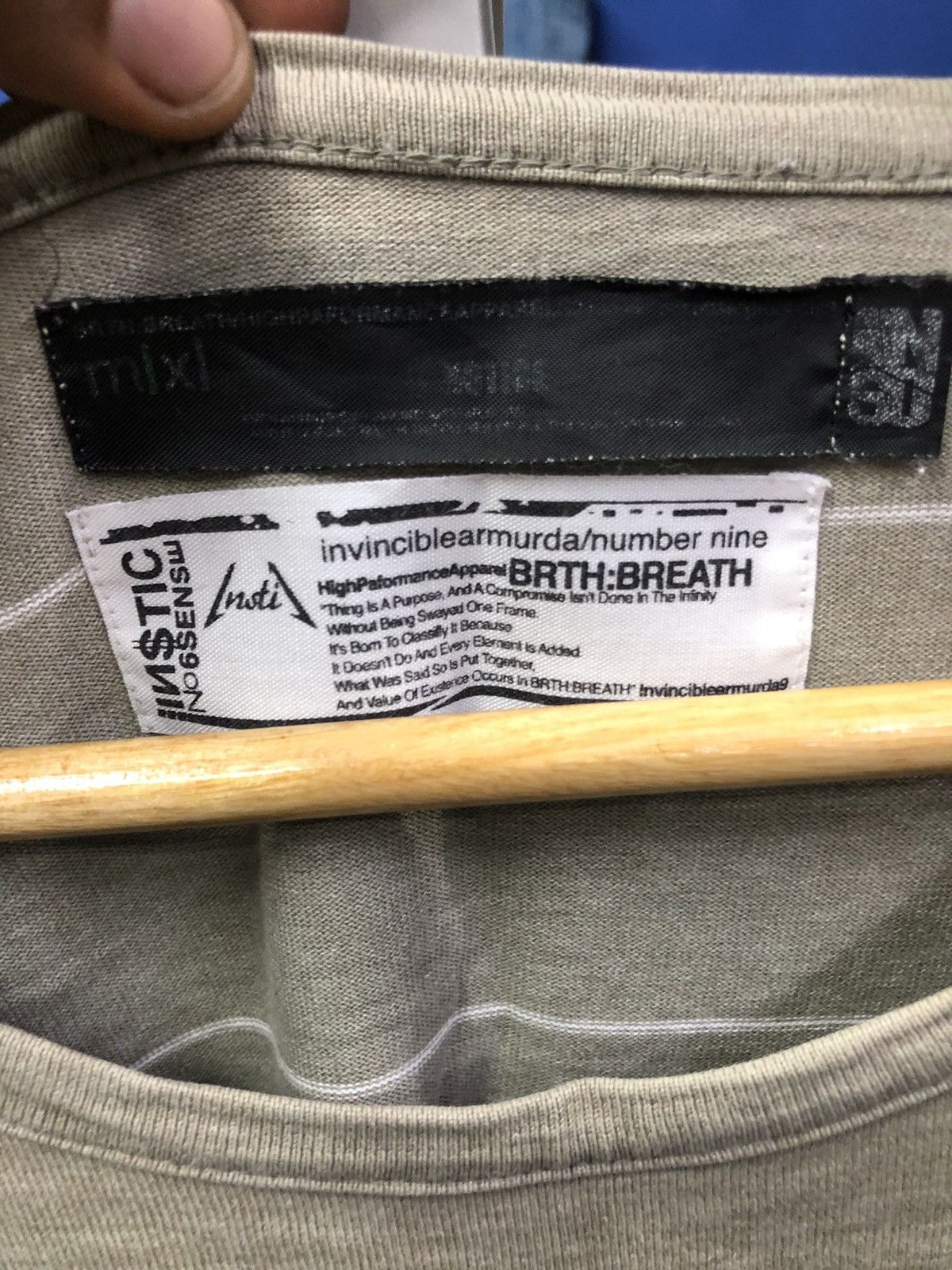 Number (N)ine × Vintage Number (N)ine x Brth:Breath faded tee rare Size US L / EU 52-54 / 3 - 5 Thumbnail