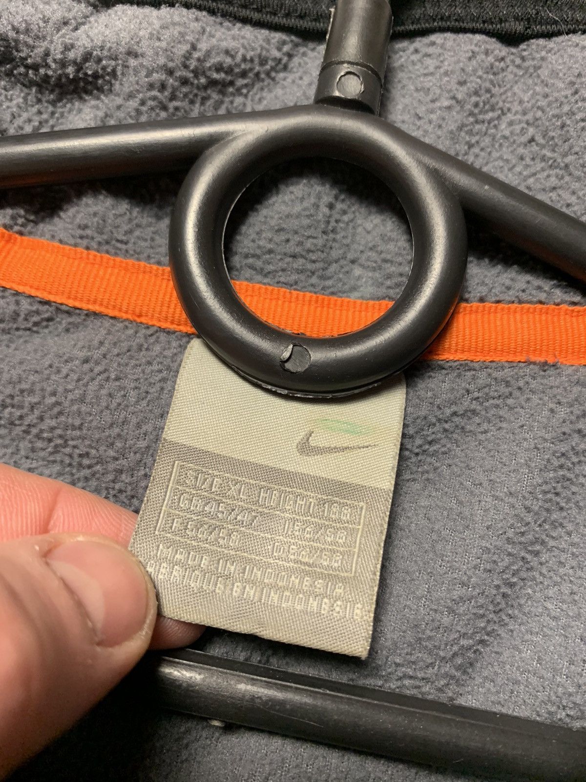Nike × Vintage Vintage Nike fleece jacket size XL logo Size US XL / EU 56 / 4 - 4 Thumbnail