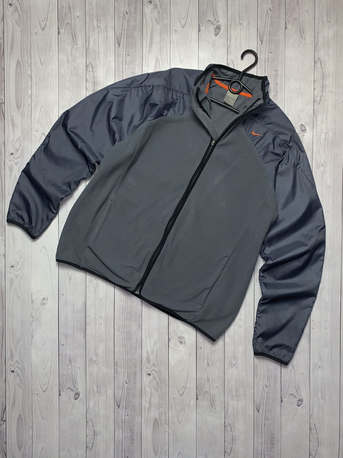 Nike × Vintage Vintage Nike fleece jacket size XL logo Size US XL / EU 56 / 4 - 1 Thumbnail