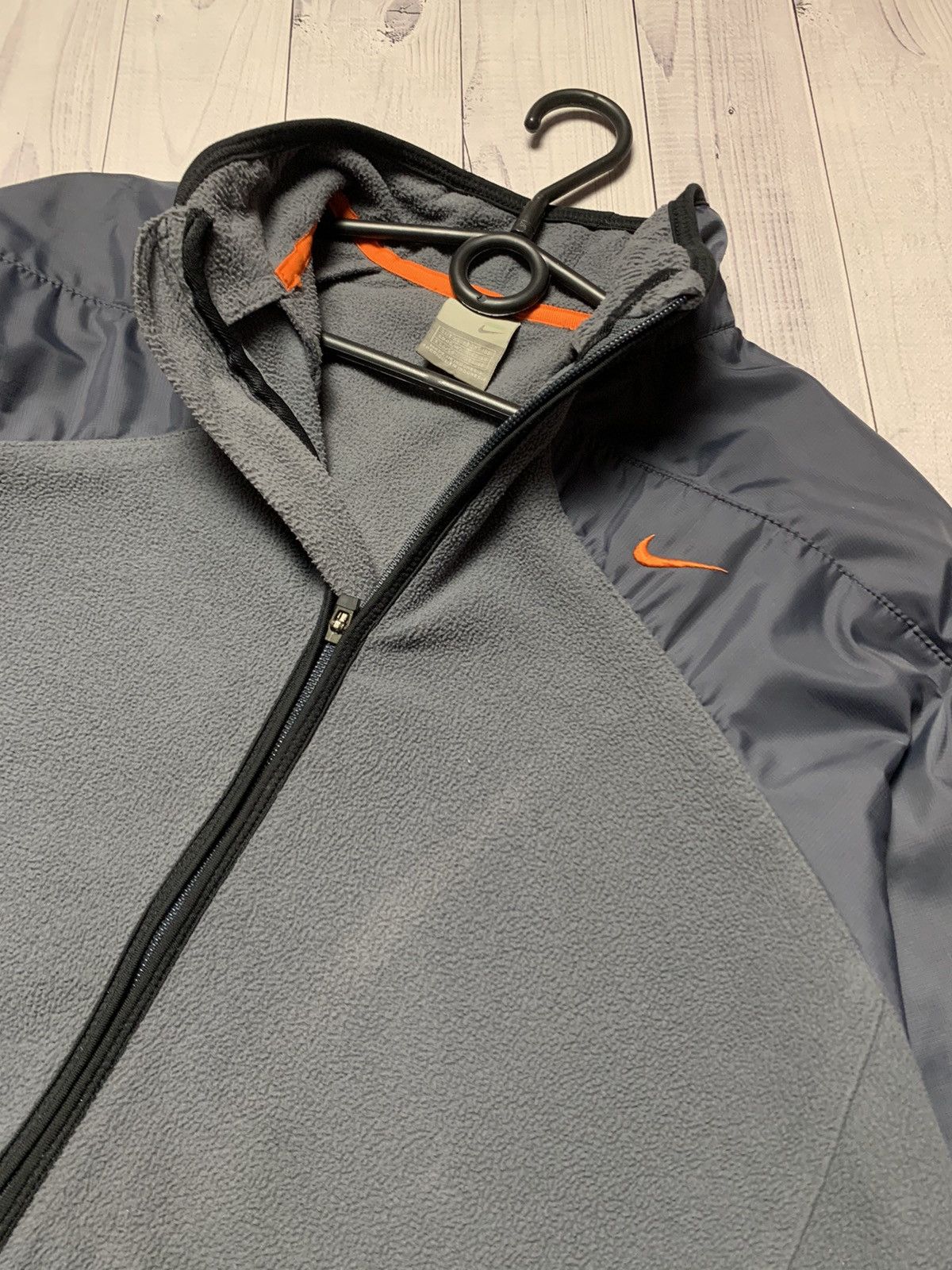 Nike × Vintage Vintage Nike fleece jacket size XL logo Size US XL / EU 56 / 4 - 2 Thumbnail
