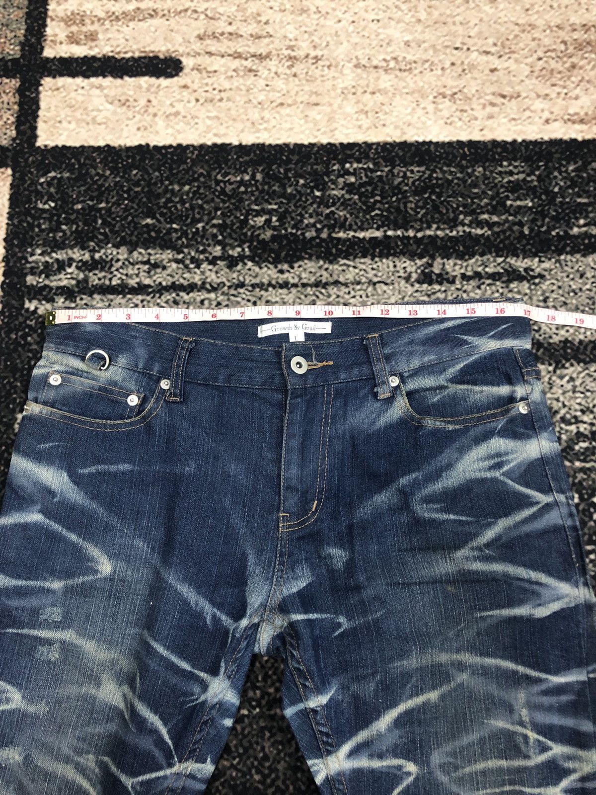 Japanese Brand Growth by Grail Acid Wash Pants Size US 34 / EU 50 - 7 Thumbnail
