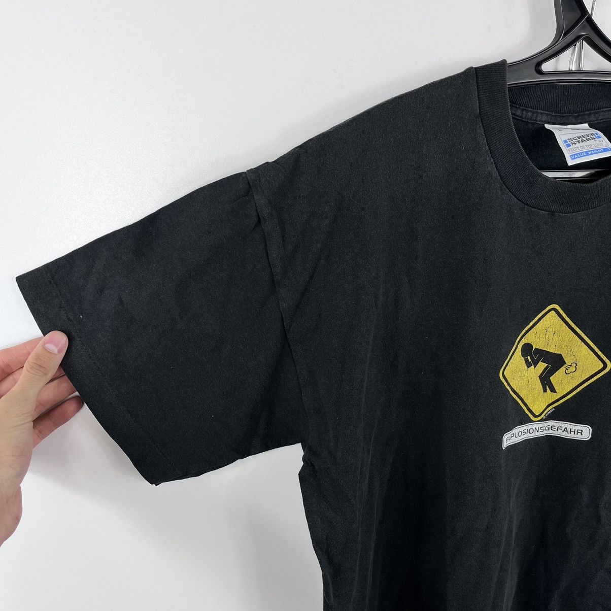 Vintage Vintage Humor Explosionsgefahr T-Shirt Heavy Cotton Size L Size US L / EU 52-54 / 3 - 2 Thumbnail