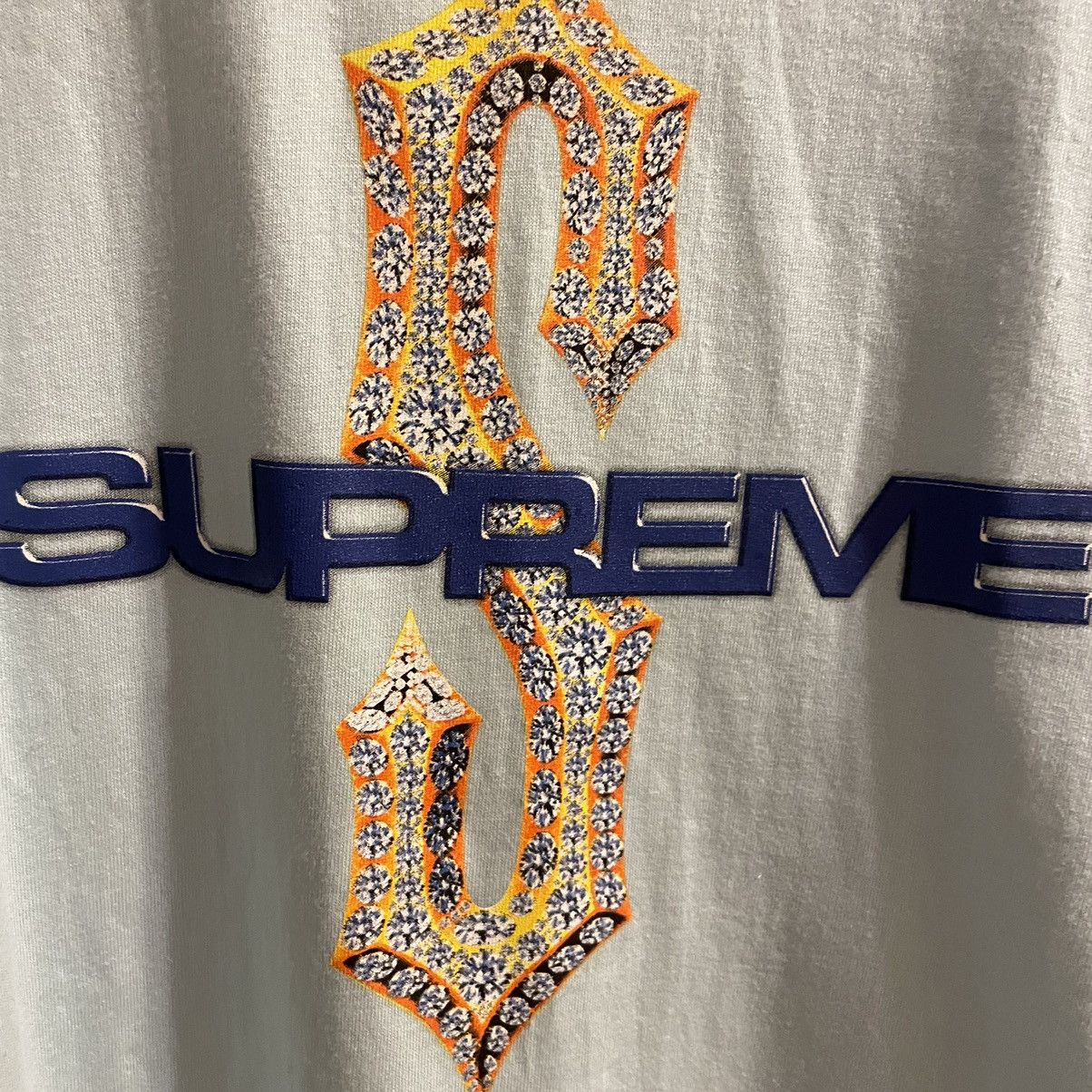 Supreme Supreme Diamonds Tee Size US M / EU 48-50 / 2 - 3 Thumbnail