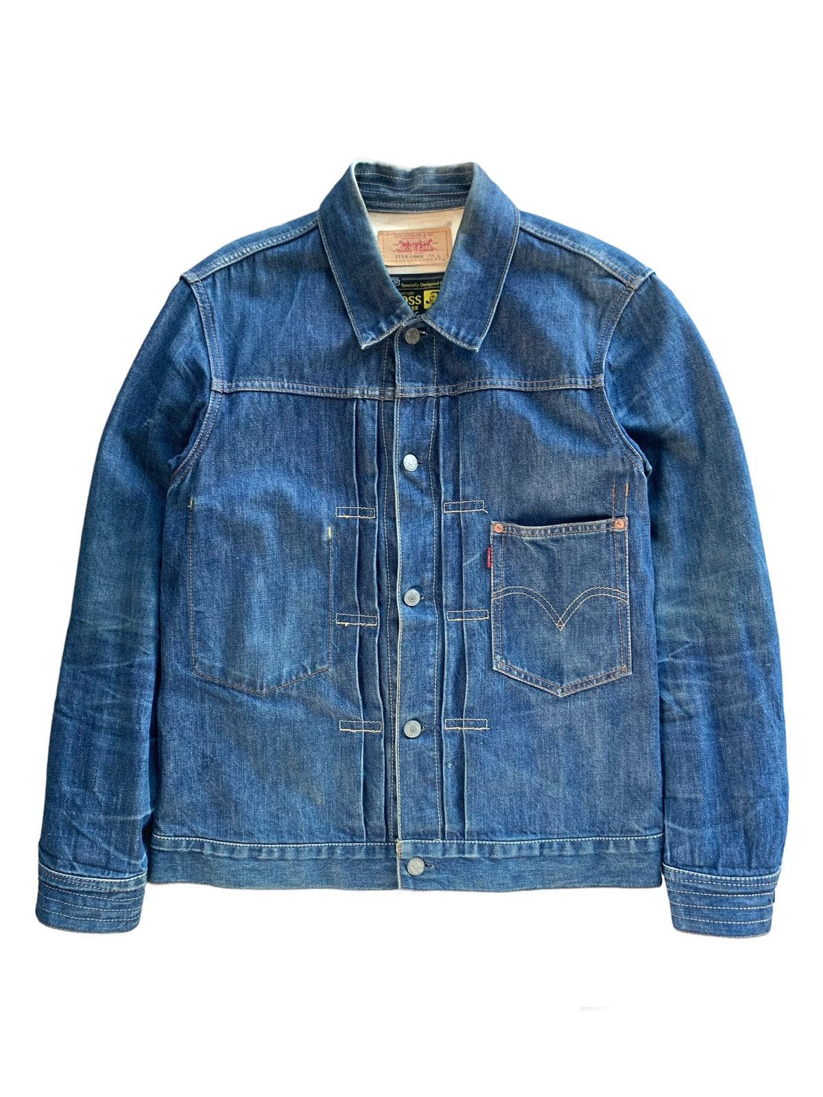 Levi's Vintage Levi’s x Boss Coffee Denim Jacket Limited 1793/10000 Size US L / EU 52-54 / 3 - 1 Thumbnail