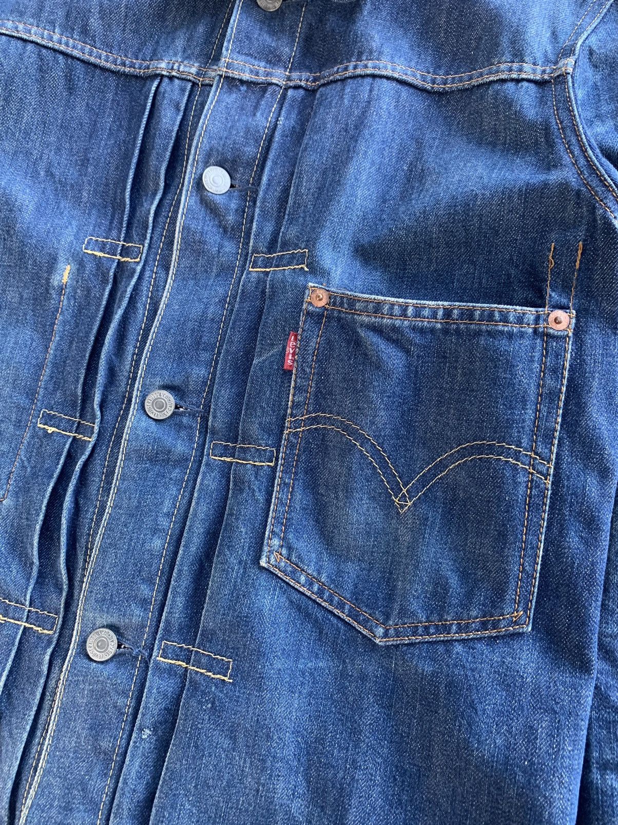 Levi's Vintage Levi’s x Boss Coffee Denim Jacket Limited 1793/10000 Size US L / EU 52-54 / 3 - 7 Thumbnail