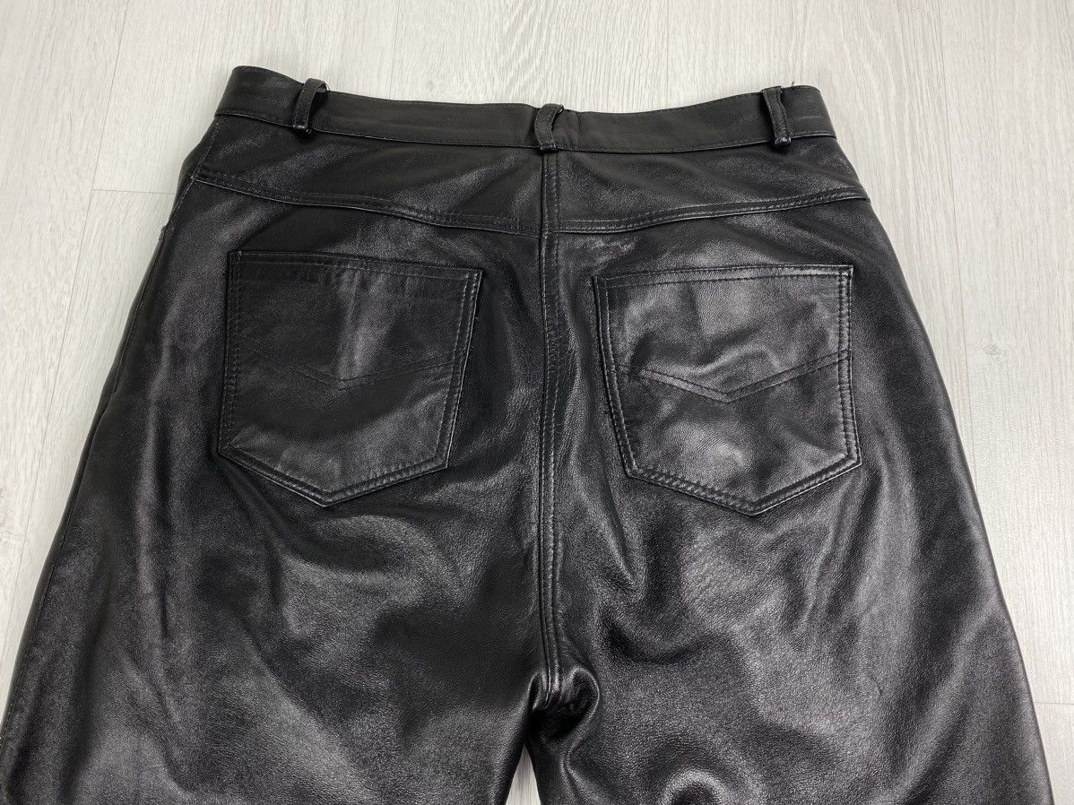 Genuine Leather Vintage Moto Leather Pants Motorcycle Y2K Alpinestars Cowboy Size US 32 / EU 48 - 4 Thumbnail