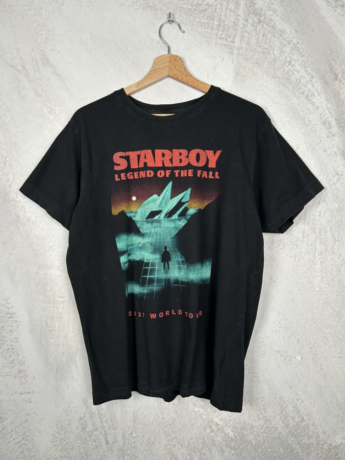Vintage The Weeknd Starboy XO Tour Graphic Rap Tee Hype
