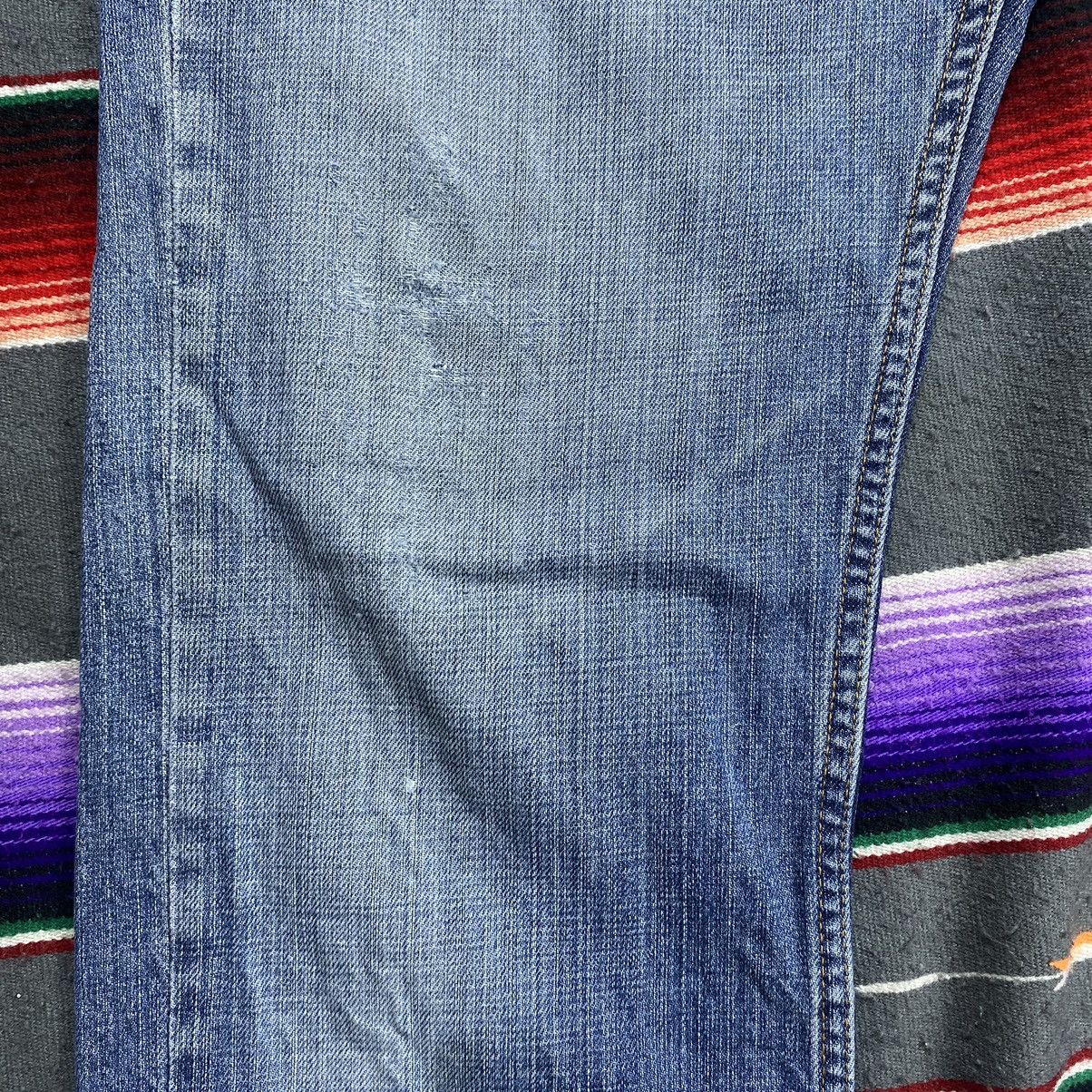Levi's Vintage Levi’s 559 Distressed Denim Size US 36 / EU 52 - 5 Thumbnail