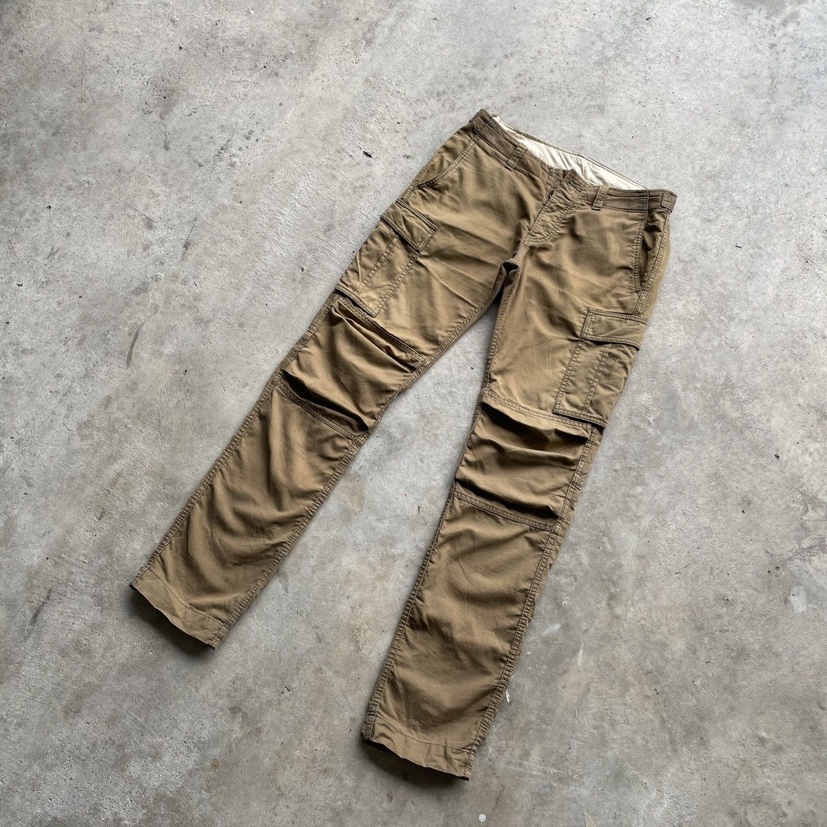 image of Ships Jet Blue Vintage Ship Jet Blue Faded Multipocket Cargo Pants W32X32.5, Men's