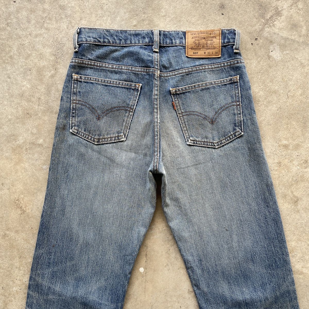 Levi's Vintage Levi’s 607 Faded Distressed Denim Jeans Pants W29 Size US 29 - 12 Thumbnail