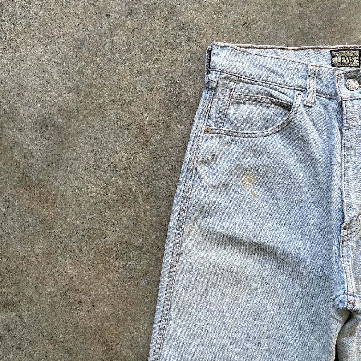 Levi's Vintage Levi’s Faded Light Wash Denim Jeans Pants W27x28 Size US 27 - 5 Thumbnail