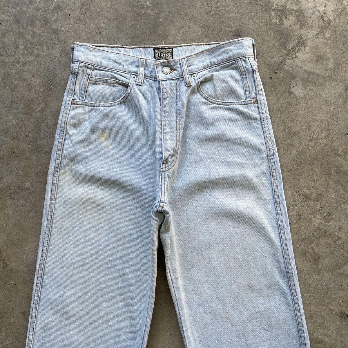 Levi's Vintage Levi’s Faded Light Wash Denim Jeans Pants W27x28 Size US 27 - 3 Thumbnail