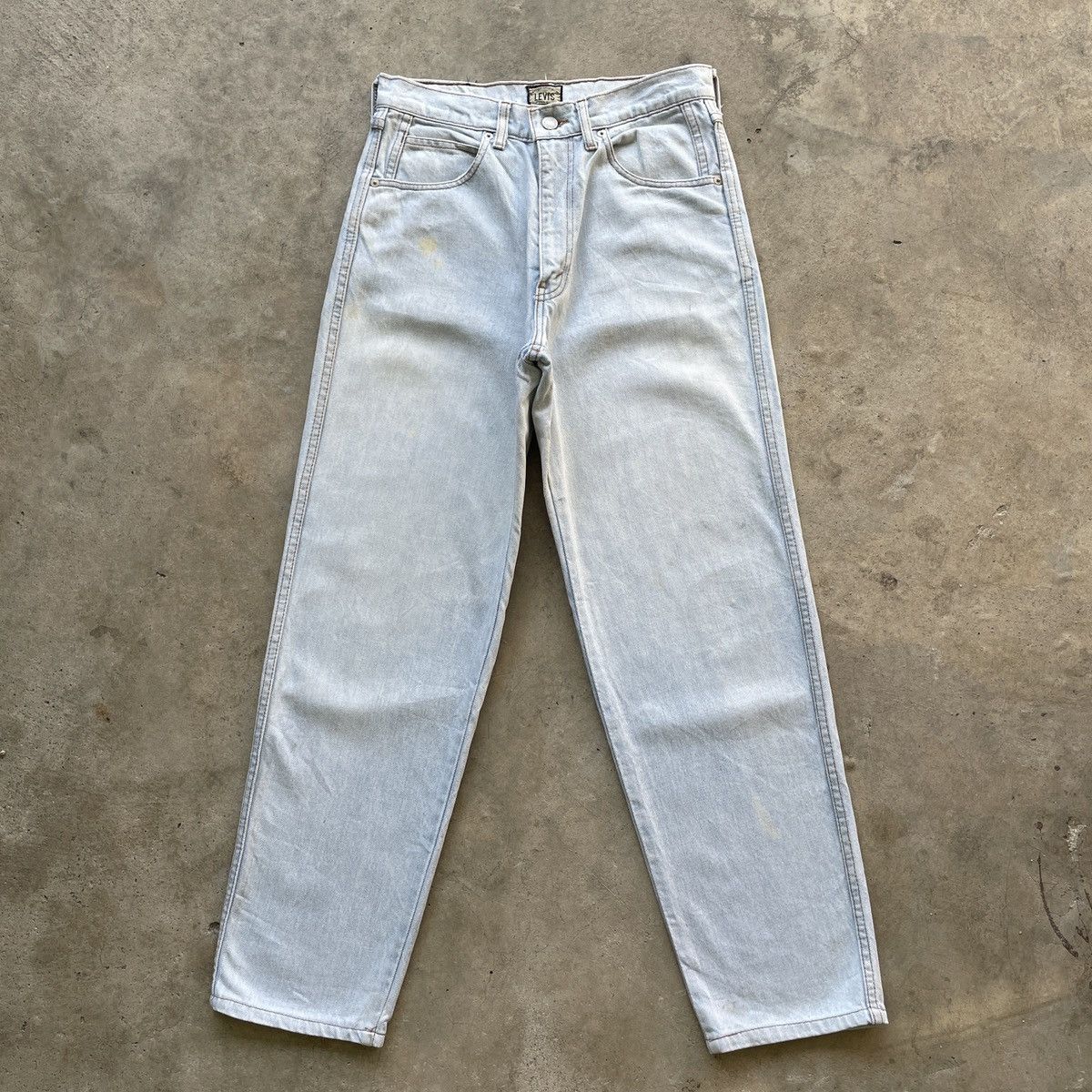 Levi's Vintage Levi’s Faded Light Wash Denim Jeans Pants W27x28 Size US 27 - 1 Thumbnail