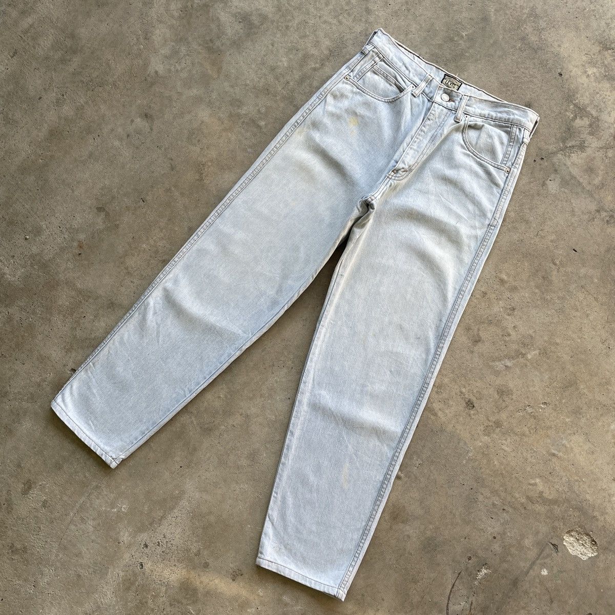 Levi's Vintage Levi’s Faded Light Wash Denim Jeans Pants W27x28 Size US 27 - 2 Thumbnail
