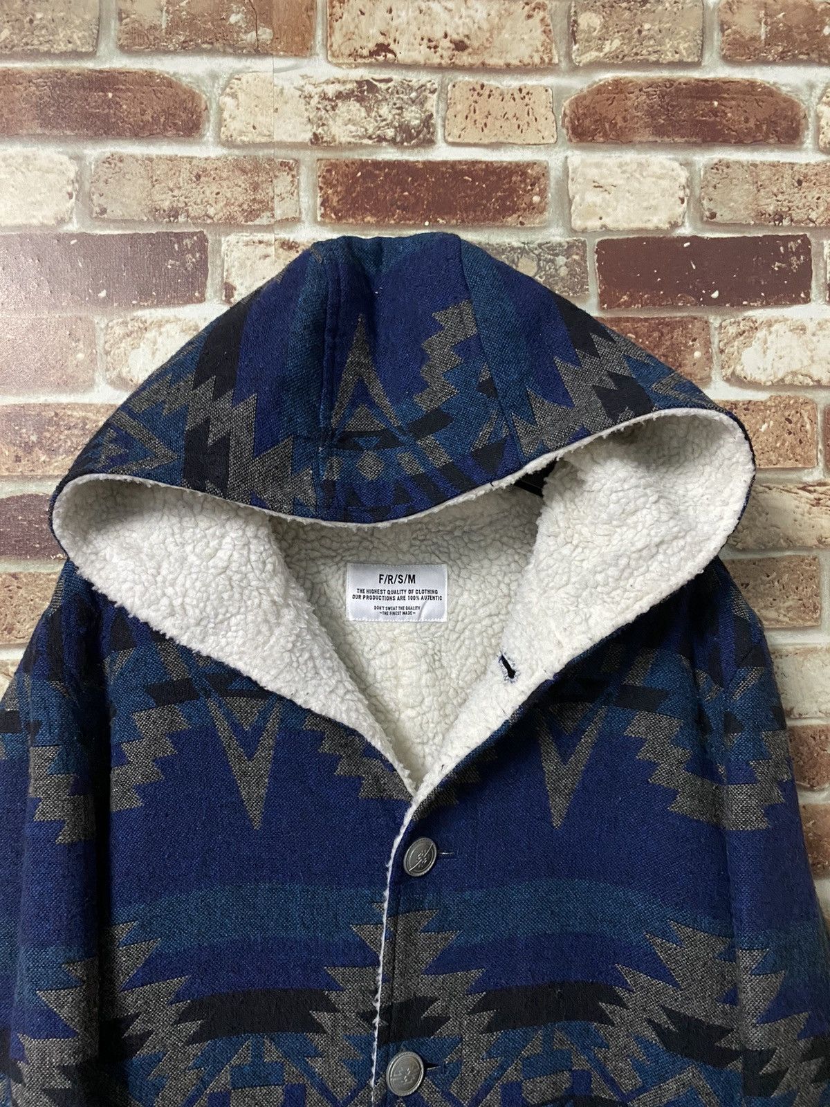 Japanese Brand FRSM NAVAJO FLEECE LINING JACKET NICE DESIGN Size US M / EU 48-50 / 2 - 4 Thumbnail
